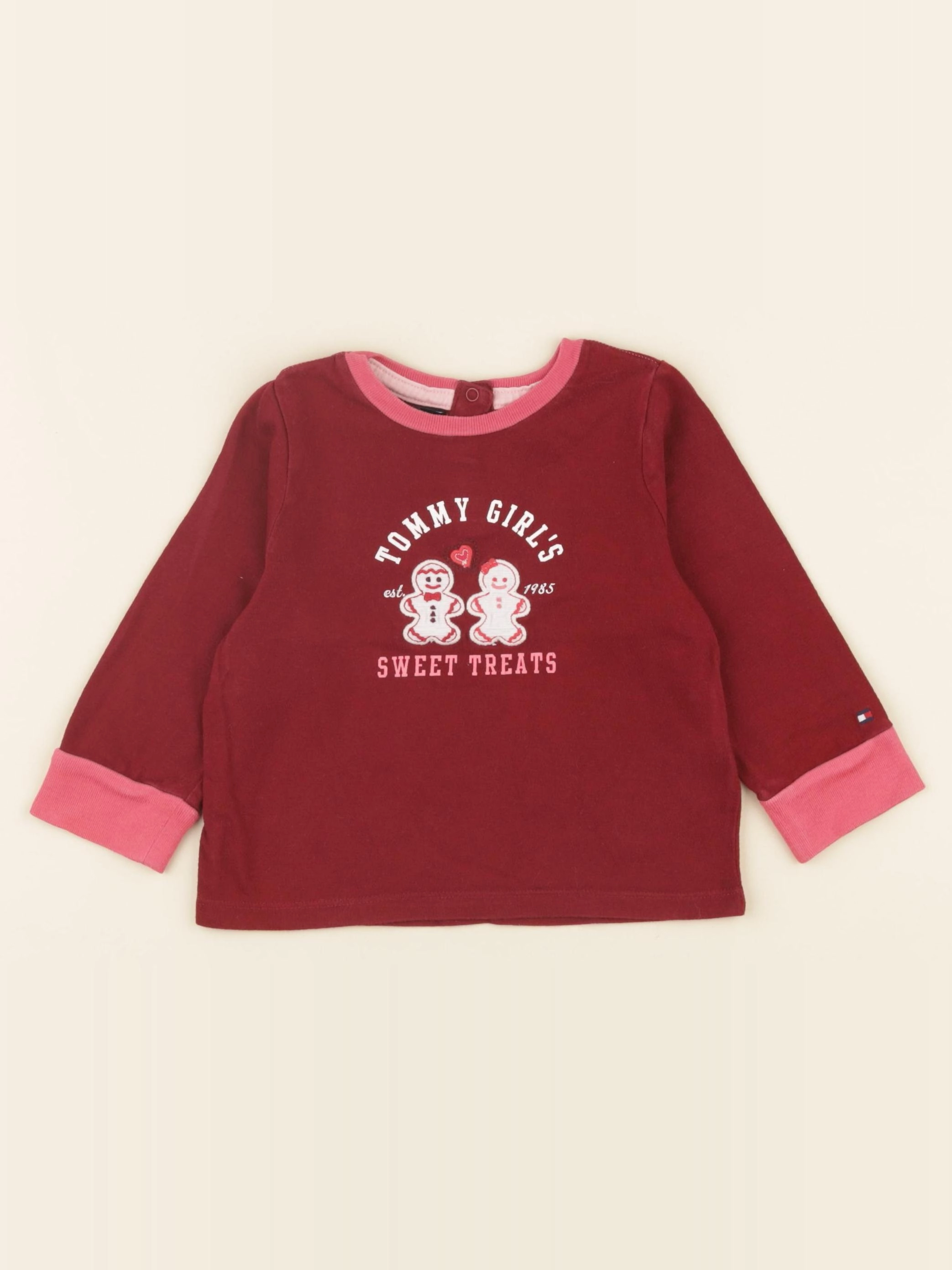 Tommy Hilfiger - tee-shirt rouge - 18/24 mois