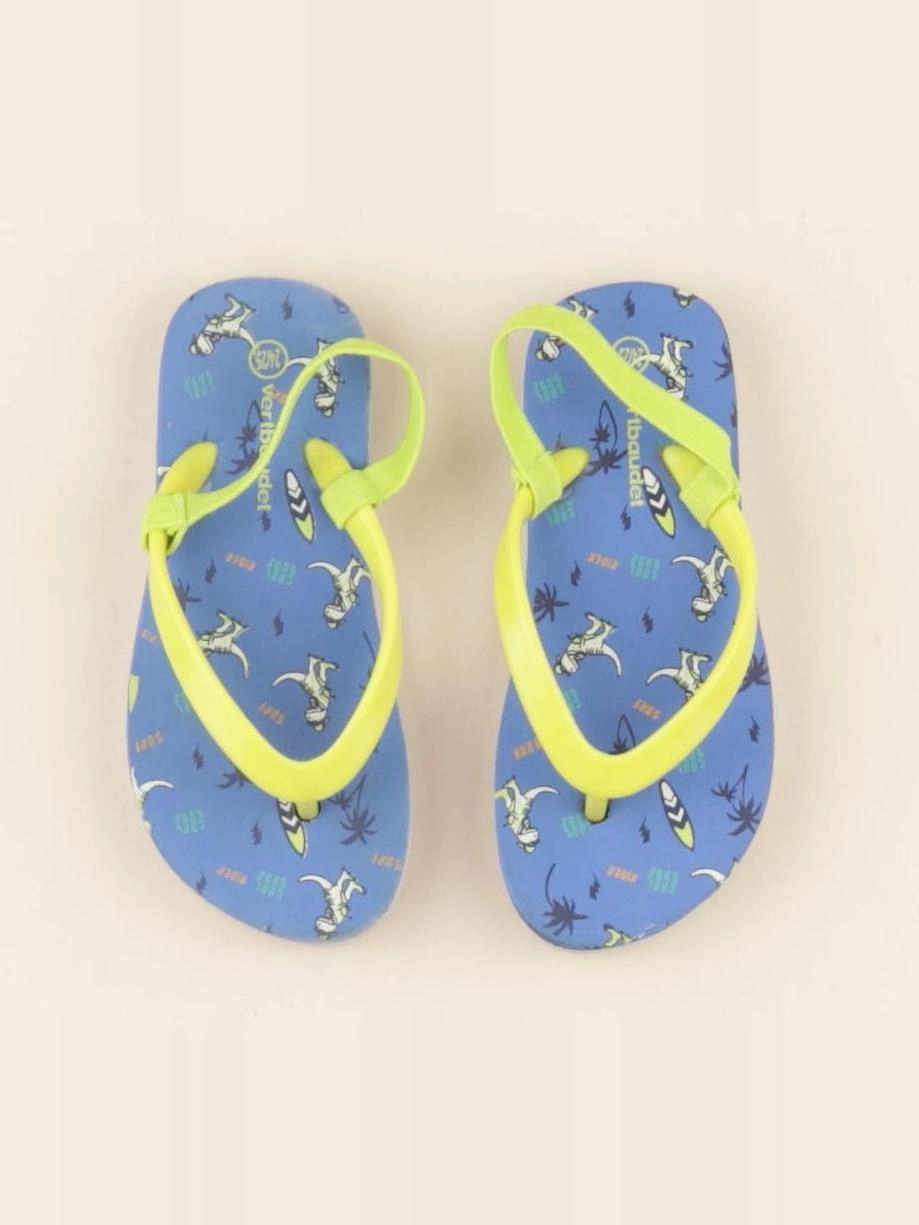 Vertbaudet - tongs bleu - pointure 24/25