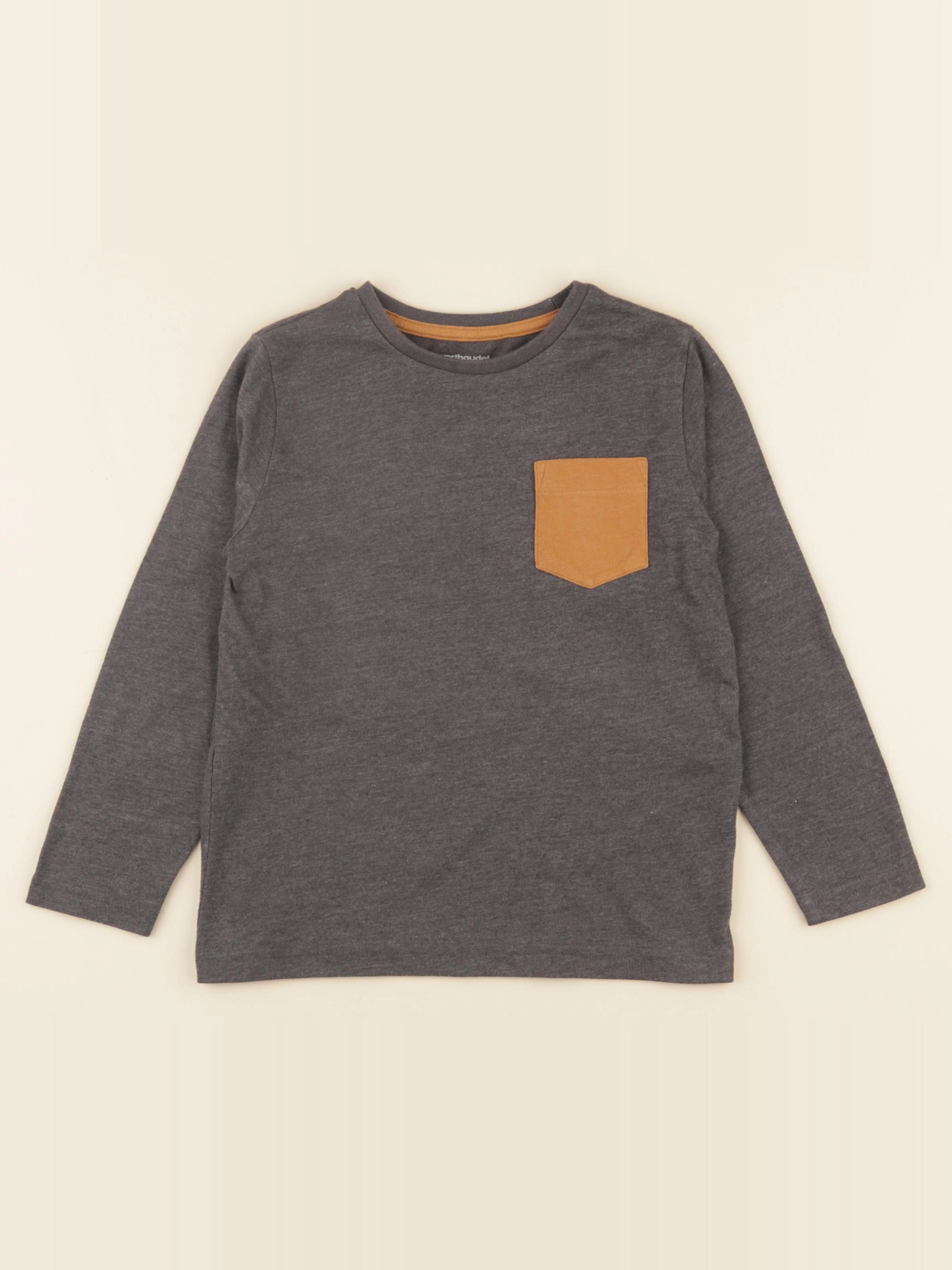 Vertbaudet - tee-shirt gris - 6 ans