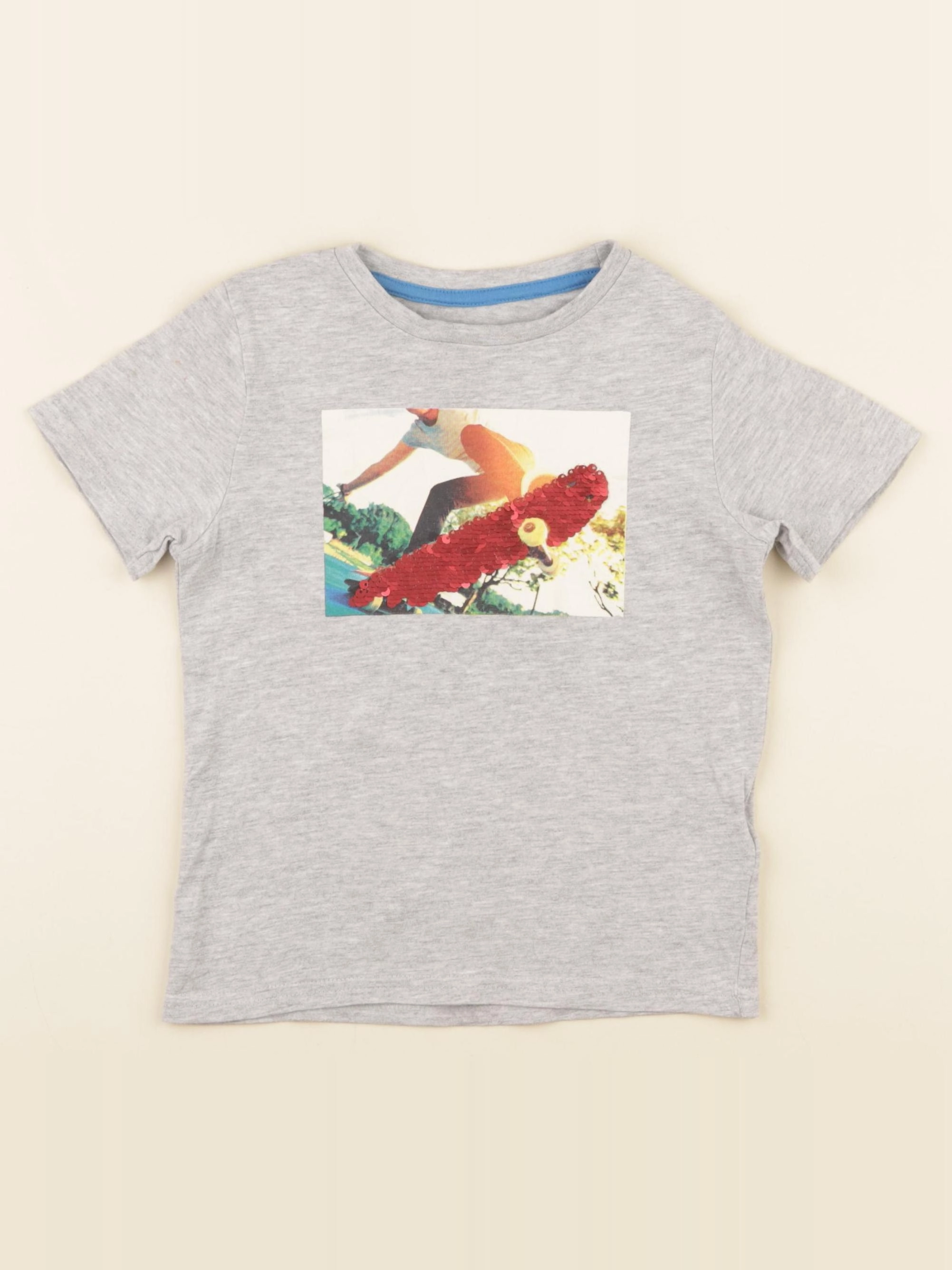 Vertbaudet - tee-shirt gris - 4 ans