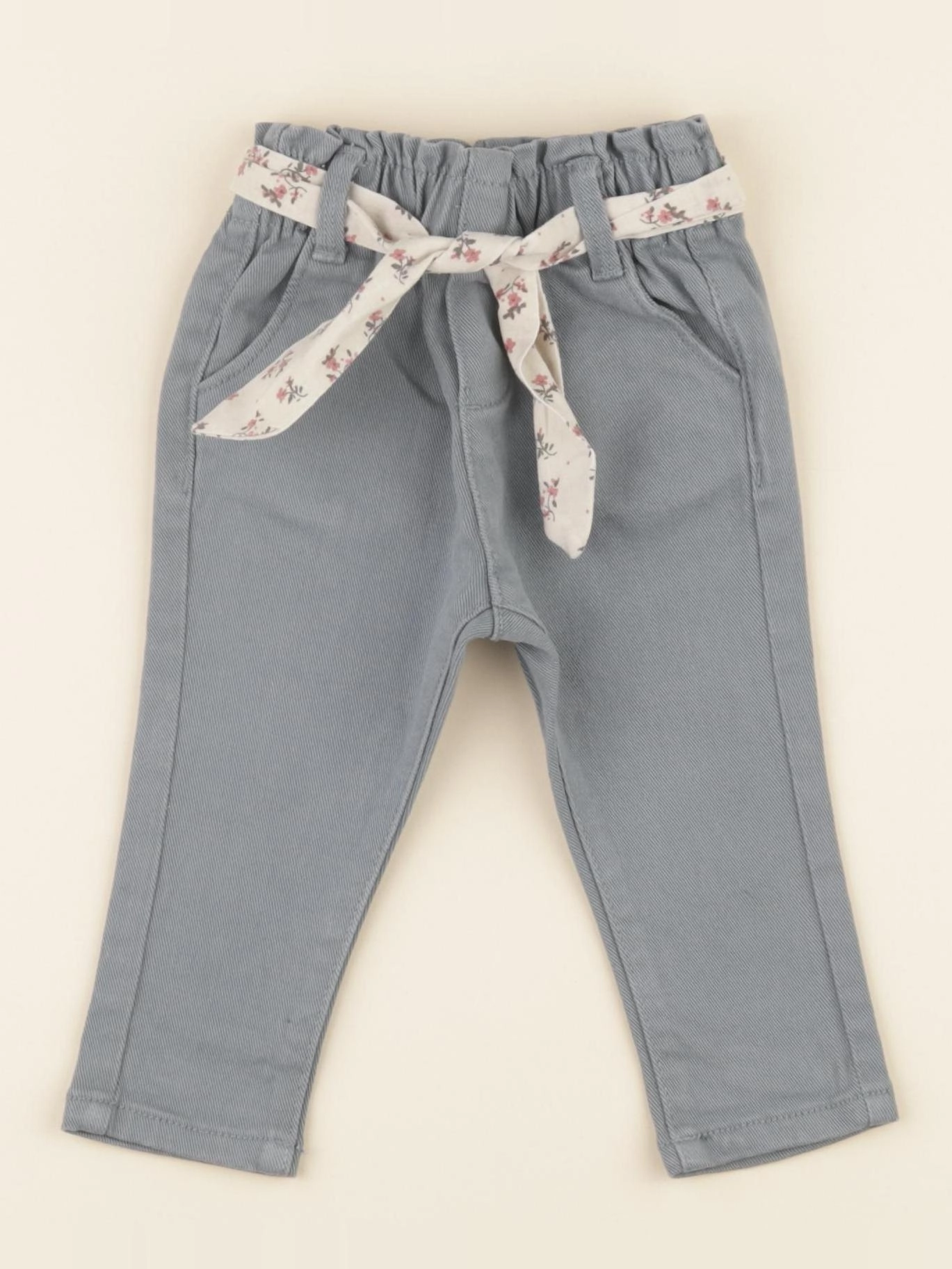 Vertbaudet - jean bleu - 6 mois