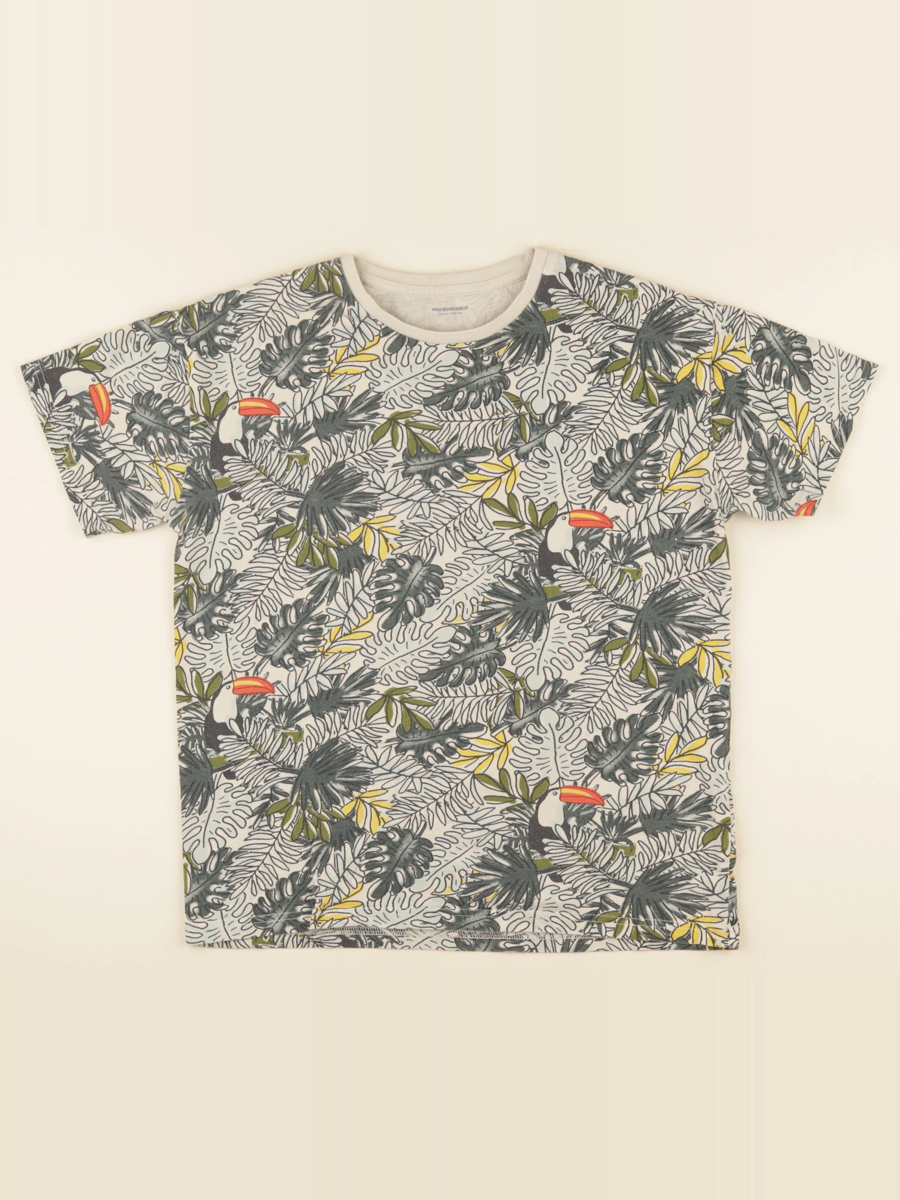 Vertbaudet - tee-shirt multicolore - 14 ans