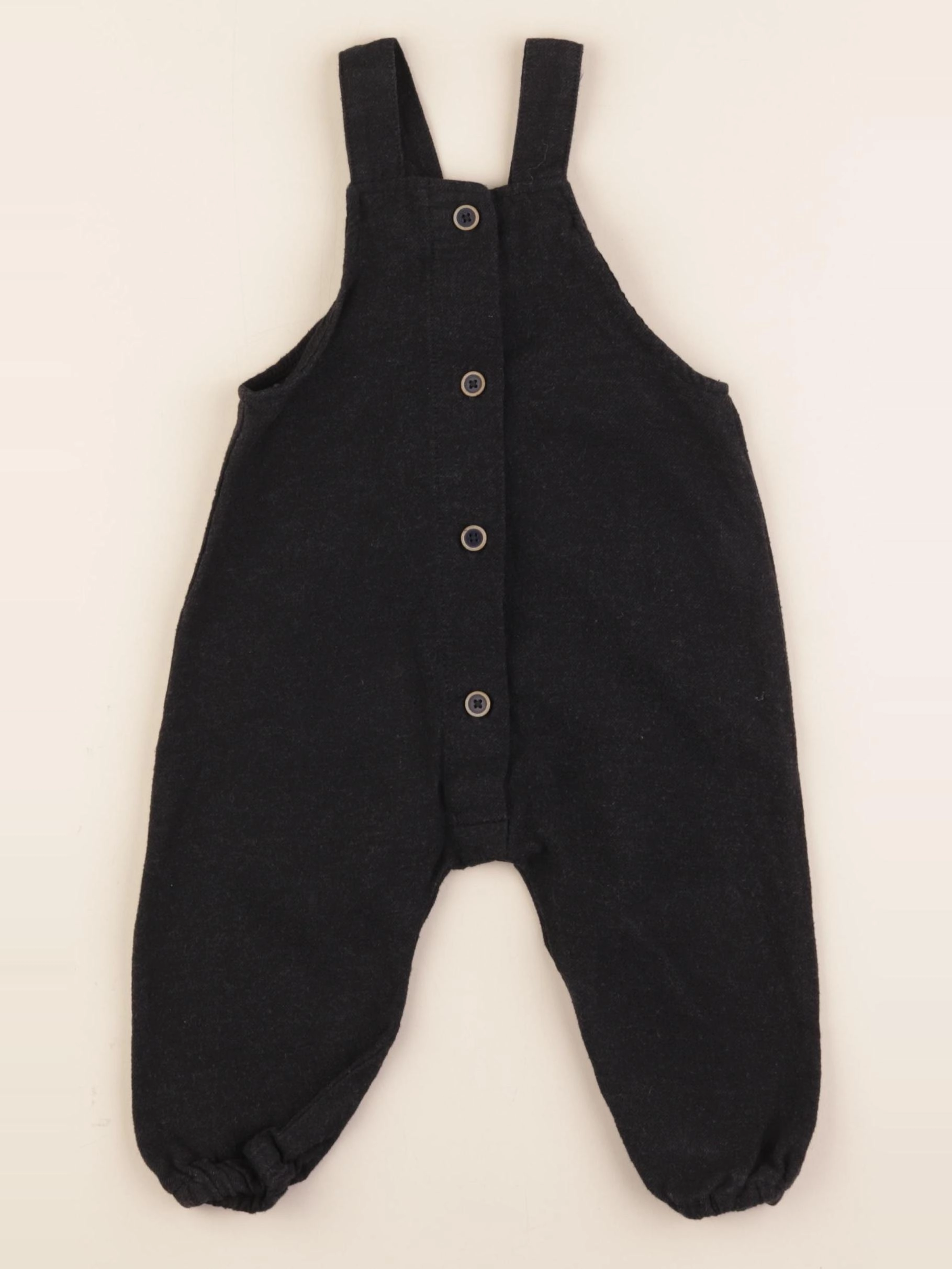 Zara - salopette gris - 12/18 mois