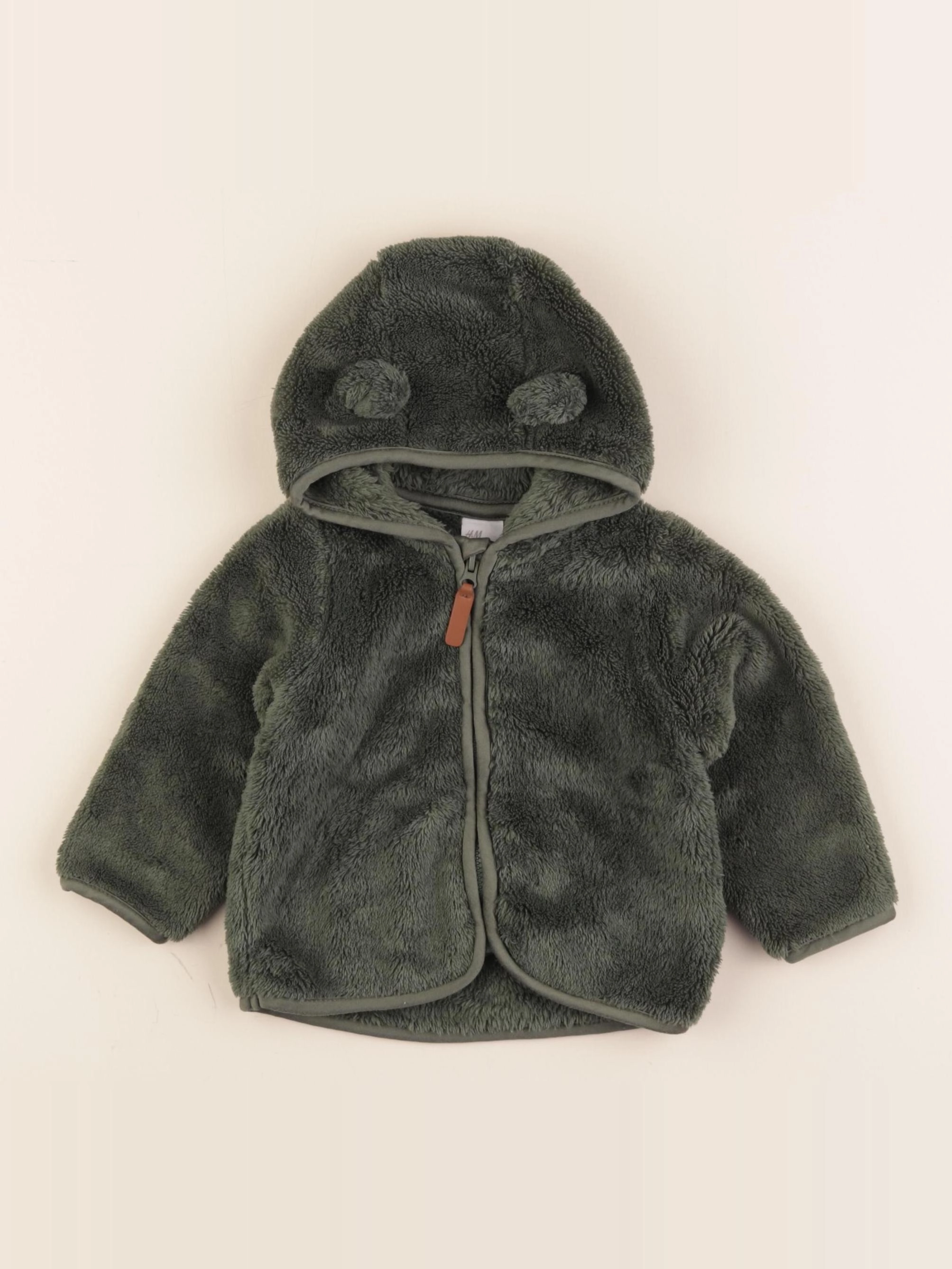 H&M - polaire vert - 4/6 mois