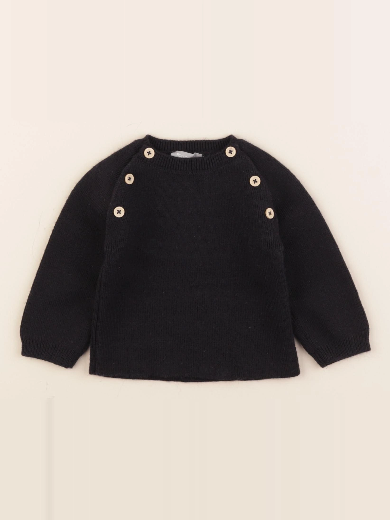 Boutchou - pull bleu - 6 mois