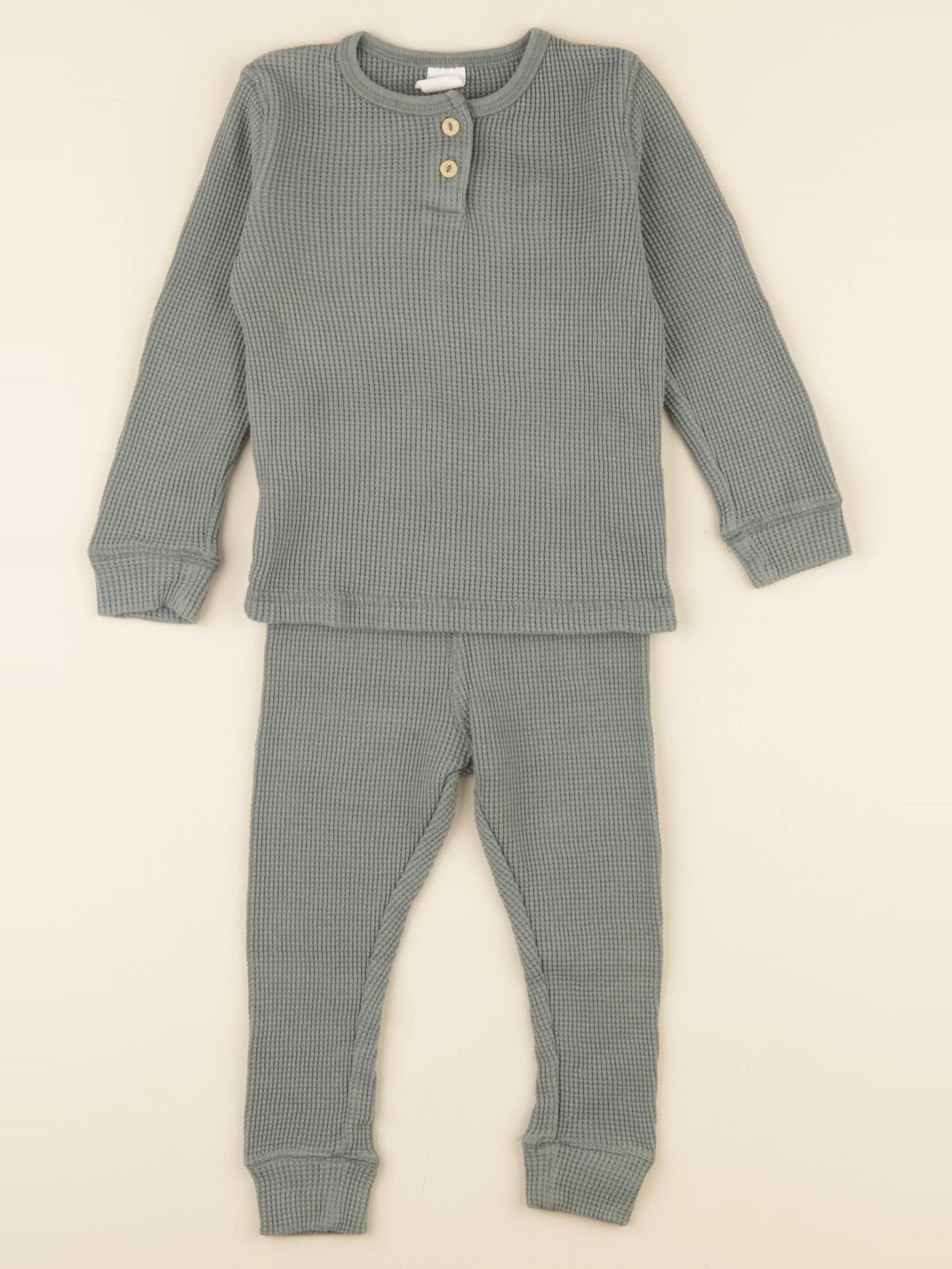 H&M - ensemble vert - 18/24 mois