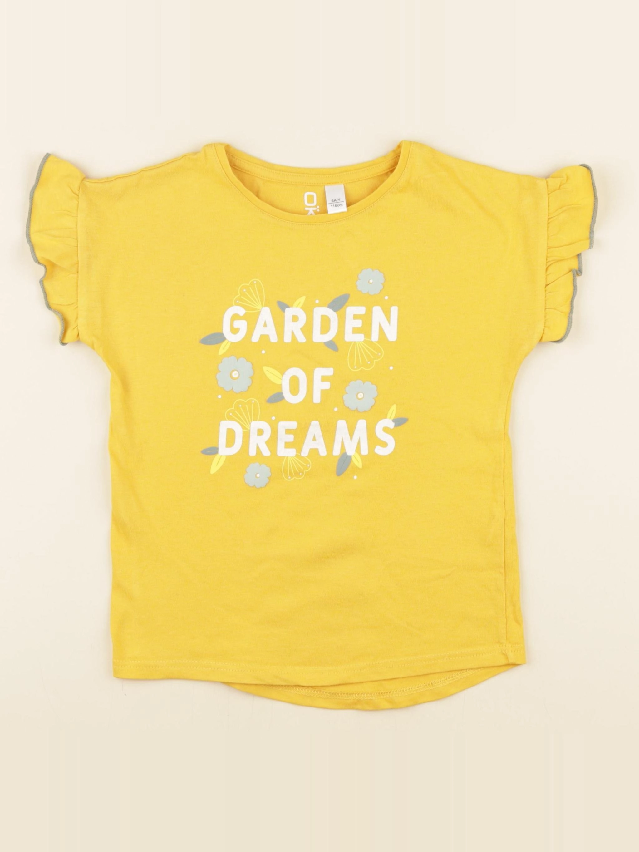 Okaidi - tee-shirt jaune - 6 ans