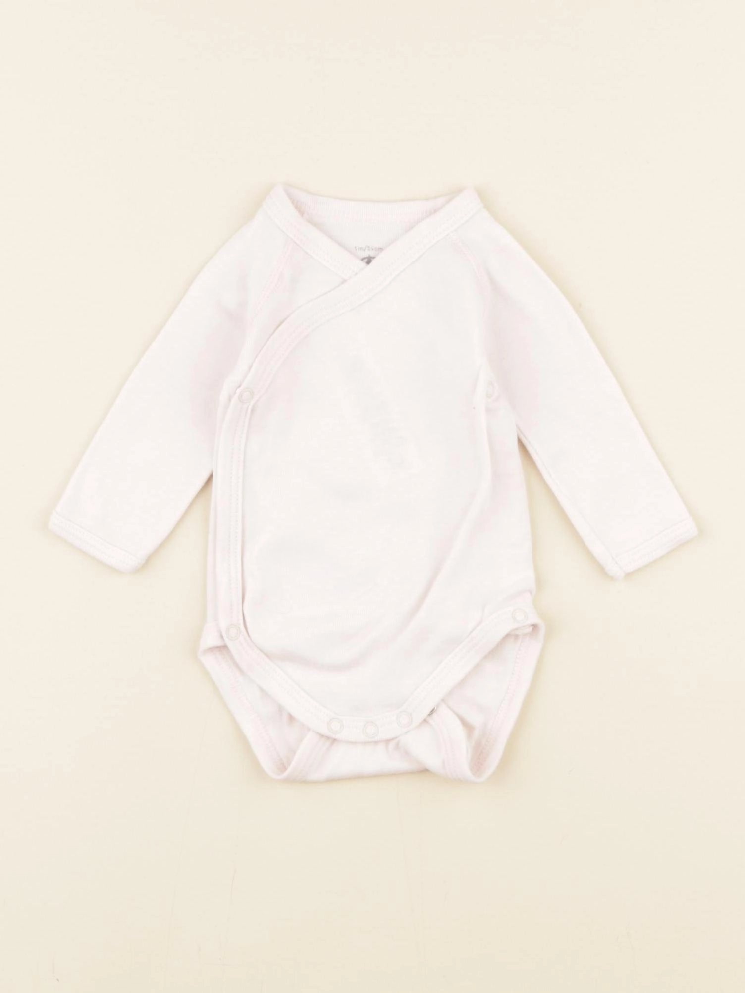 Petit Bateau - body rose - 1 mois