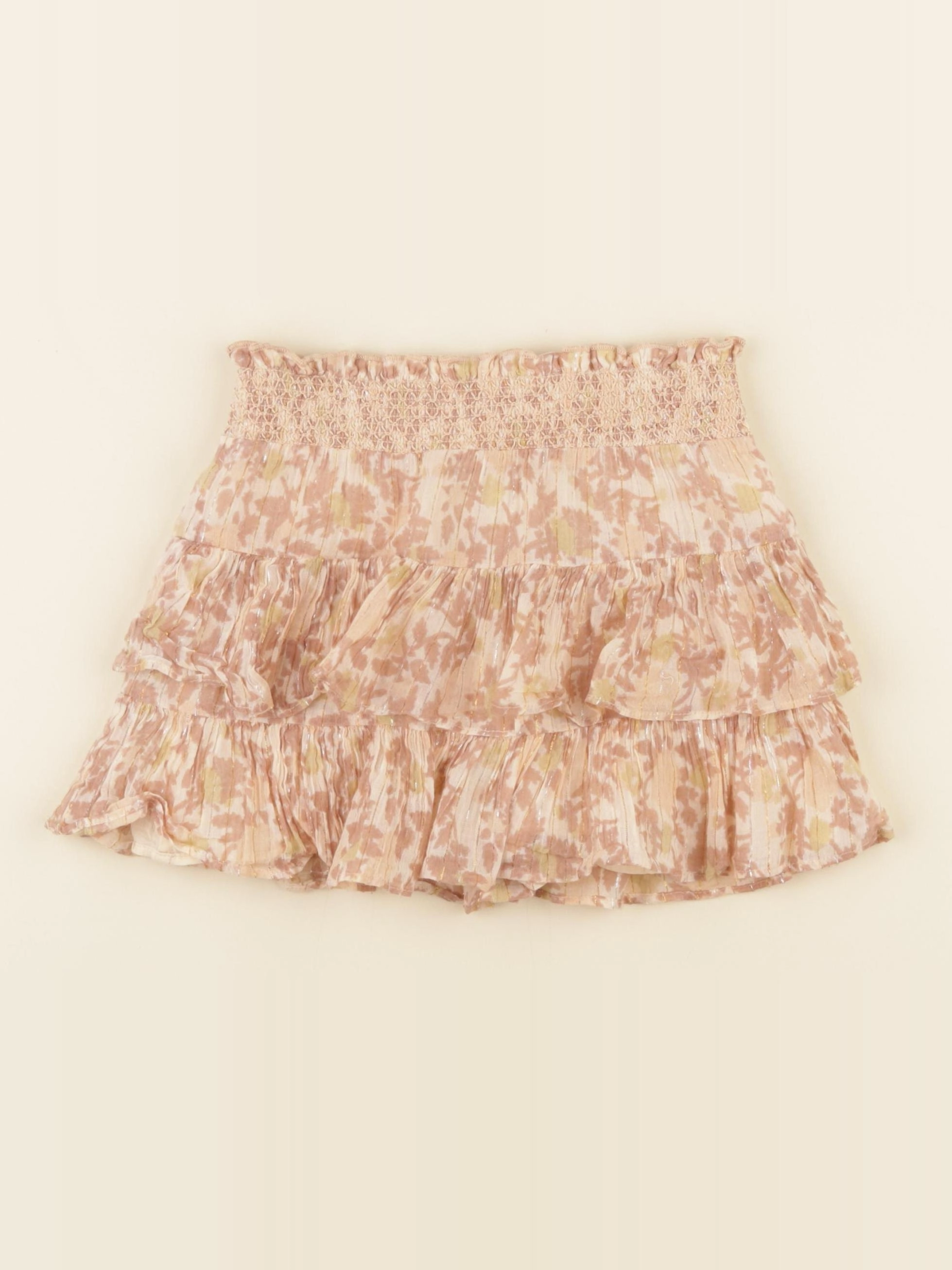 Louis Louise - jupe argent, rose, or - 8 ans