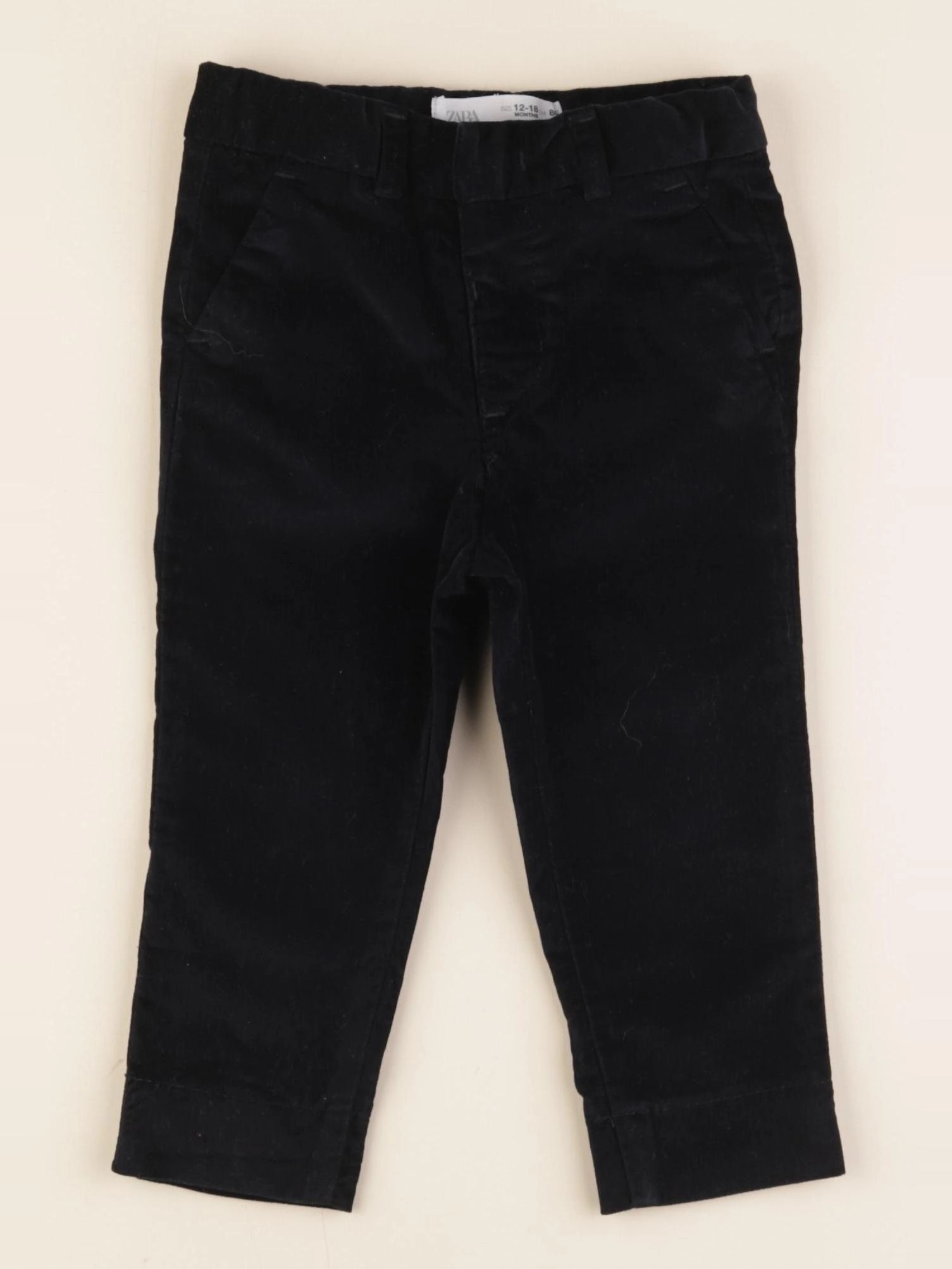 Zara - pantalon noir - 12/18 mois