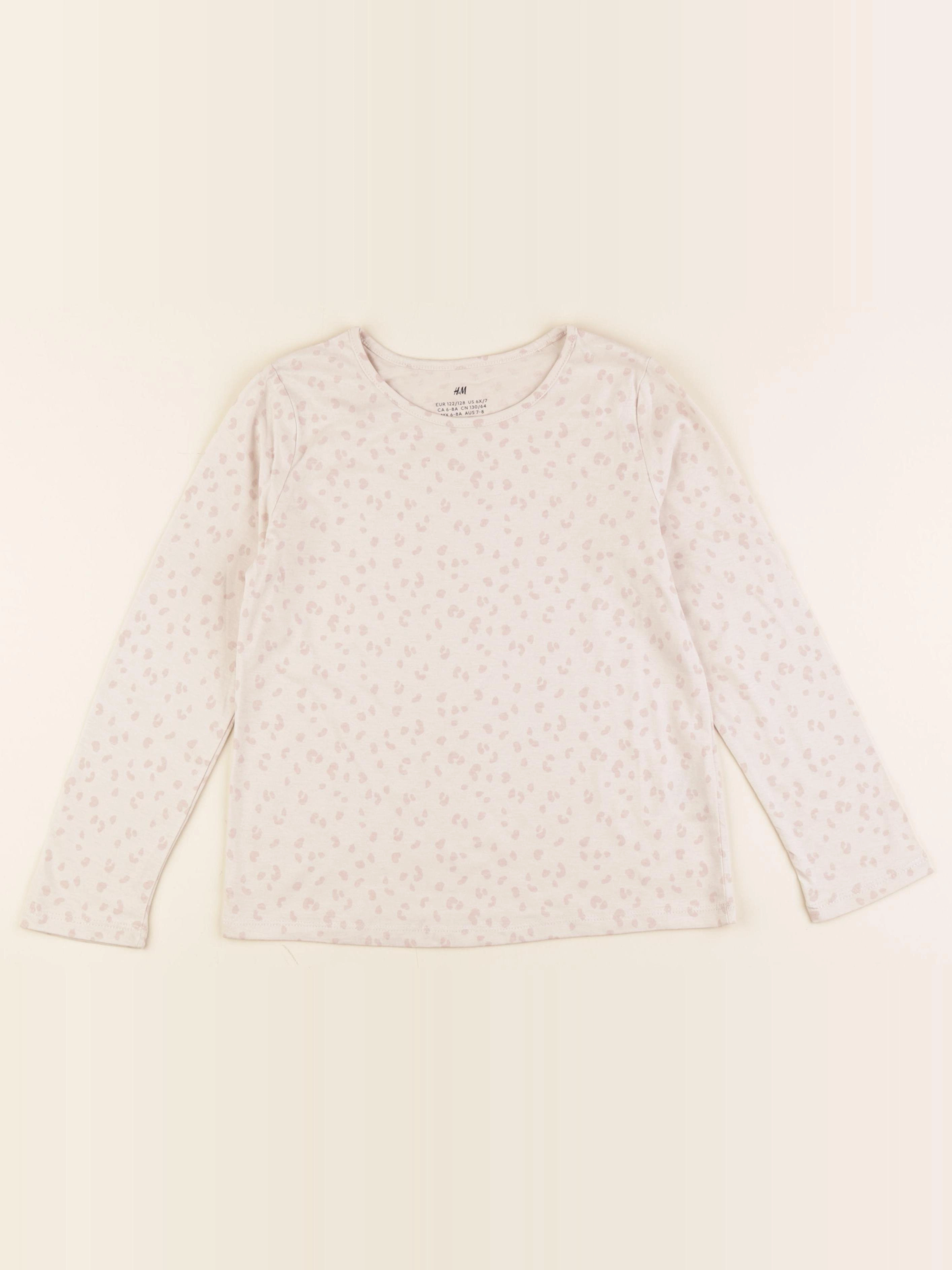 H&M - maillot de corps rose - 6/7 ans