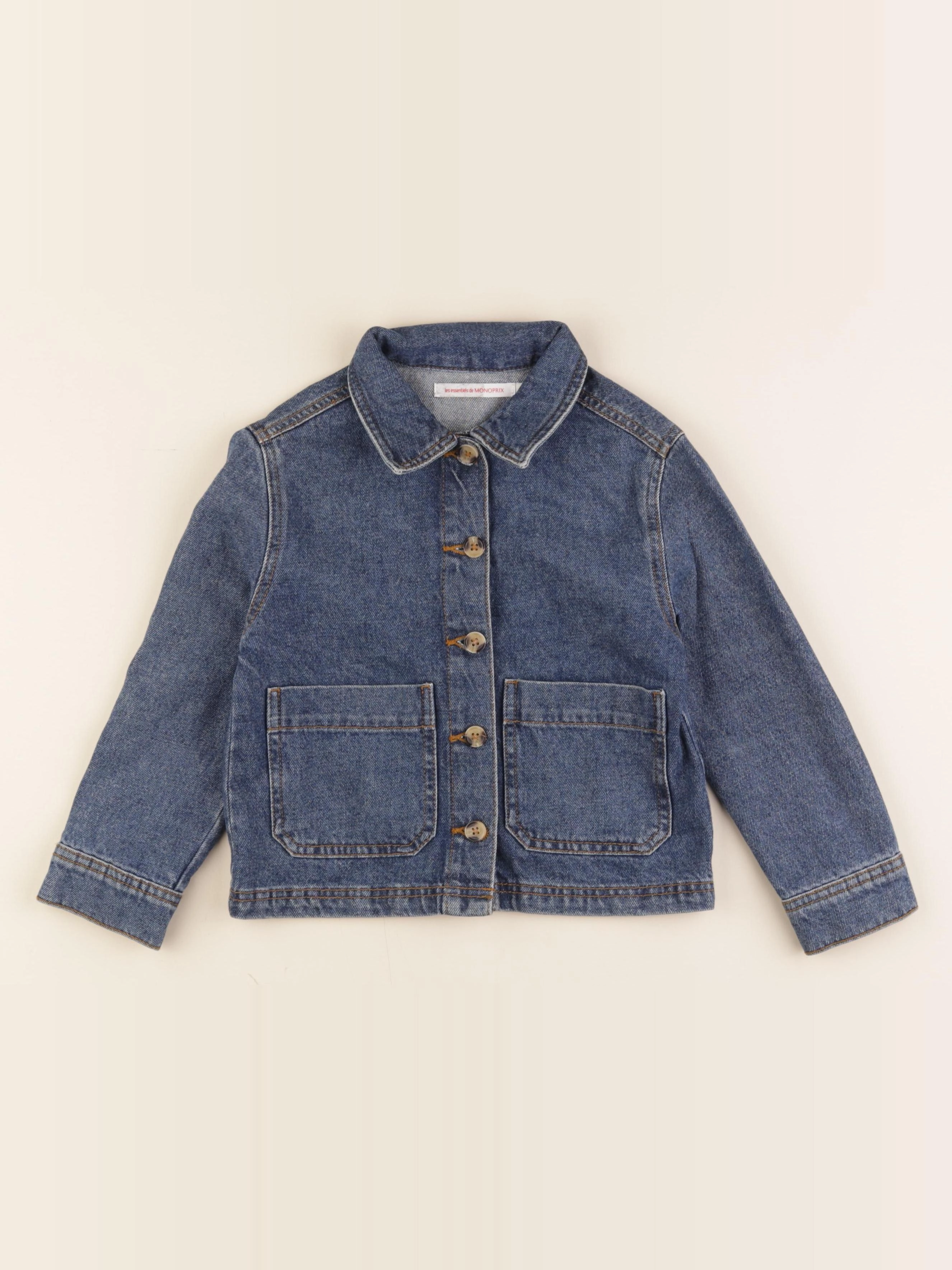 Monoprix - veste bleu - 5 ans