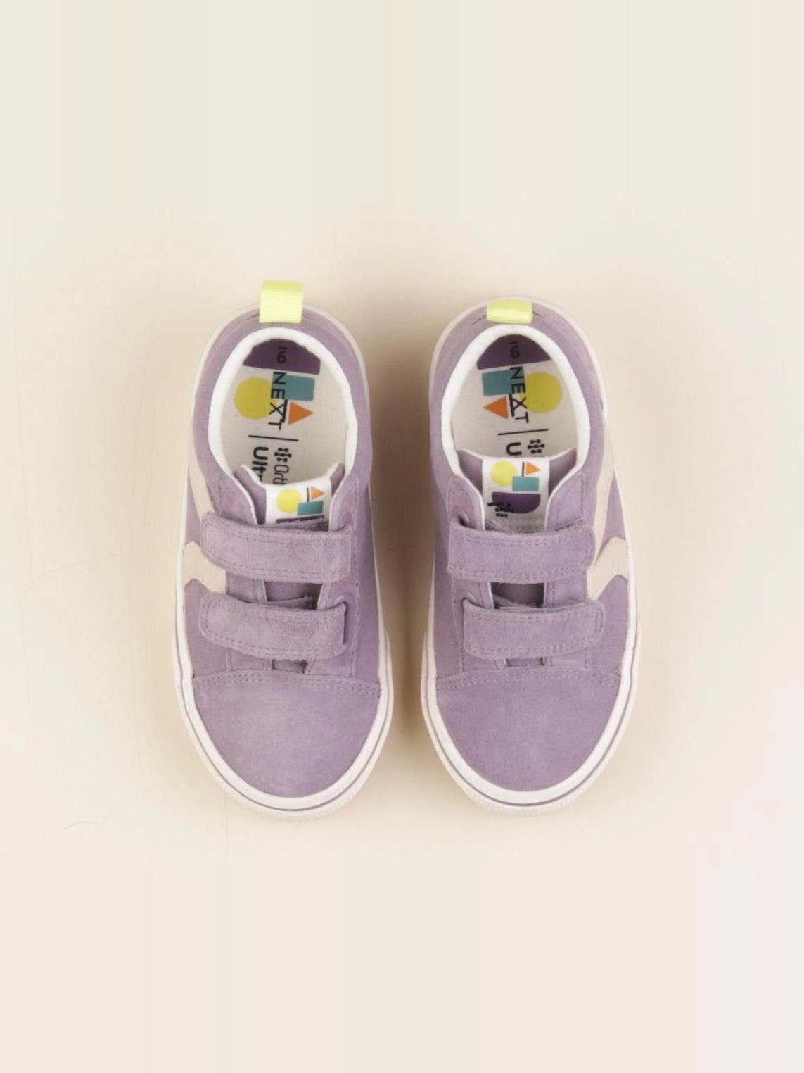 Next - tennis à scratch/ lacets violet - pointure 25/26