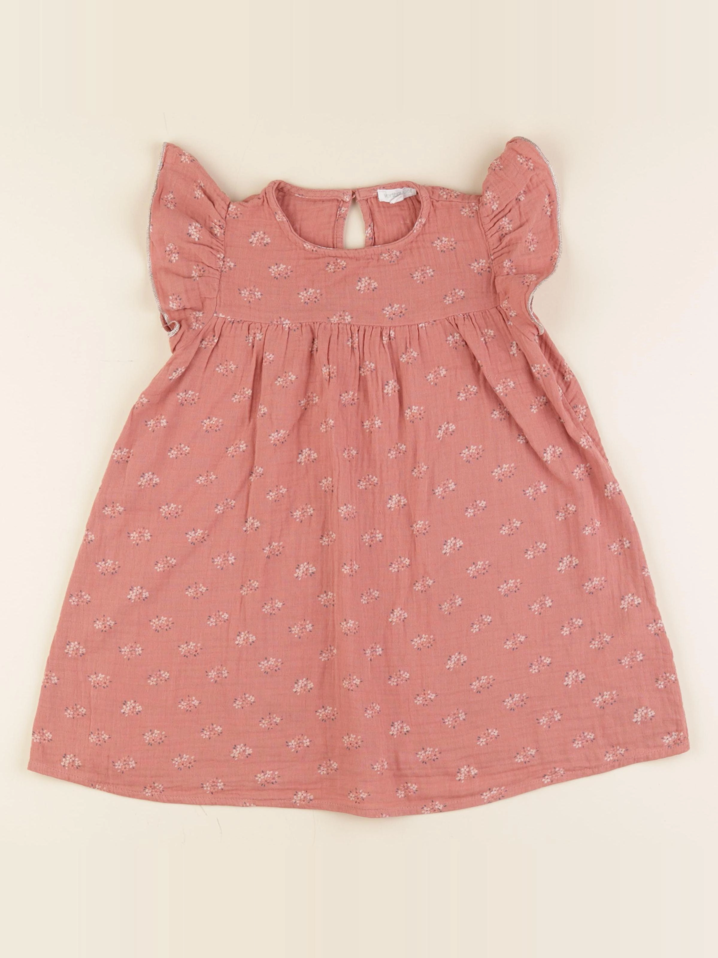 Vertbaudet - robe rose - 4 ans