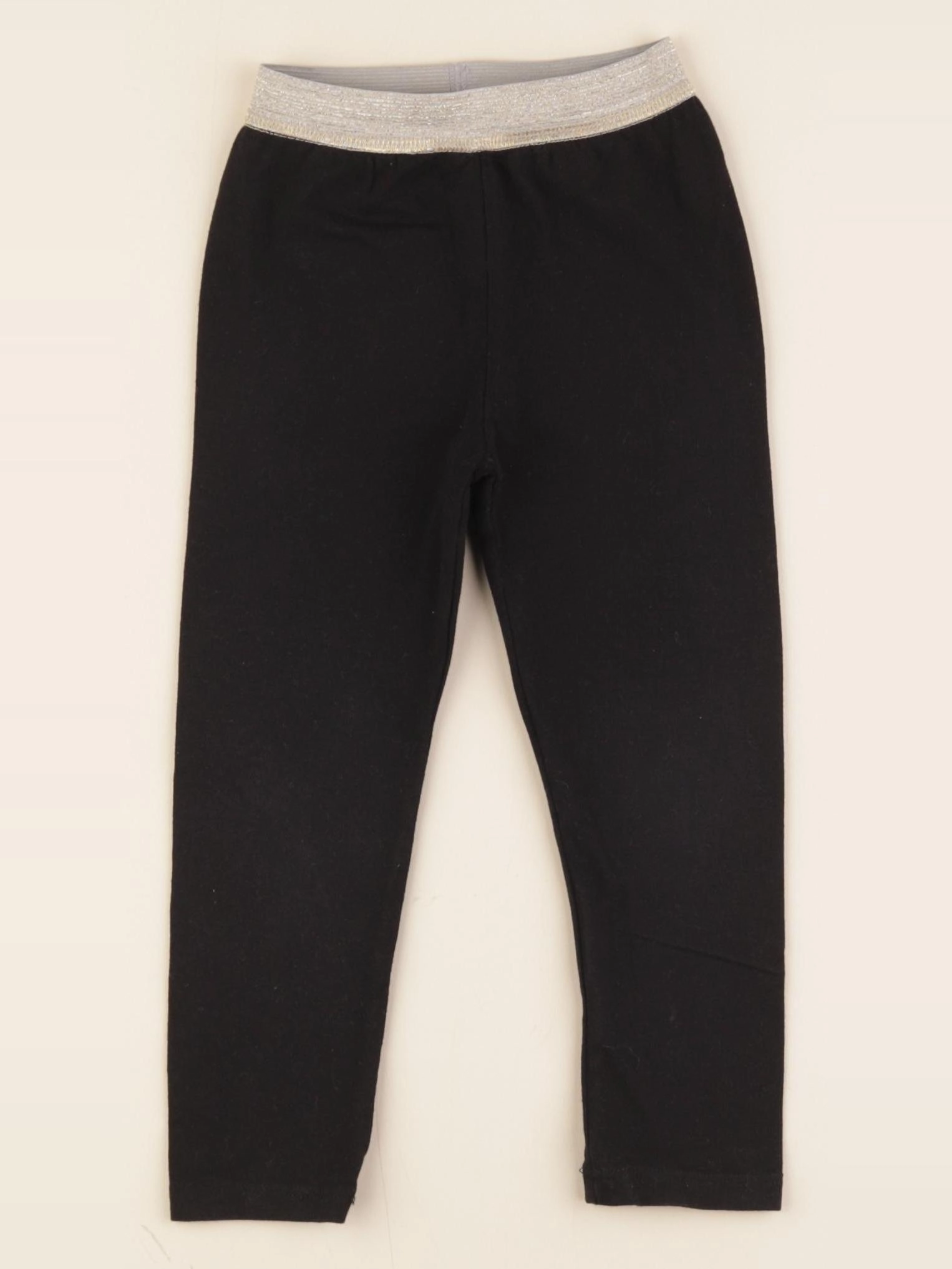 Vertbaudet - legging argent, or, noir - 3 ans