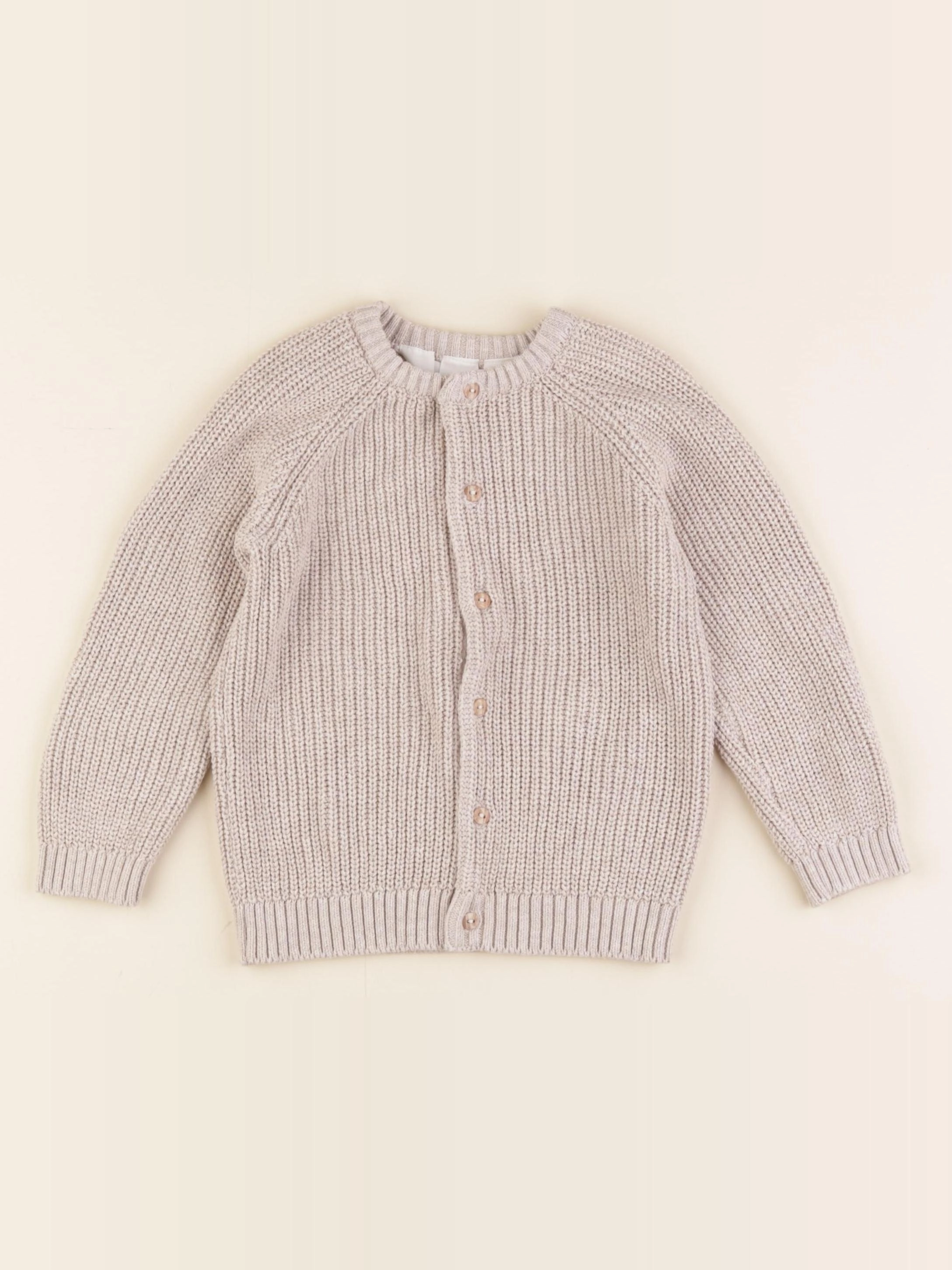 H&M - gilet beige - 3 ans