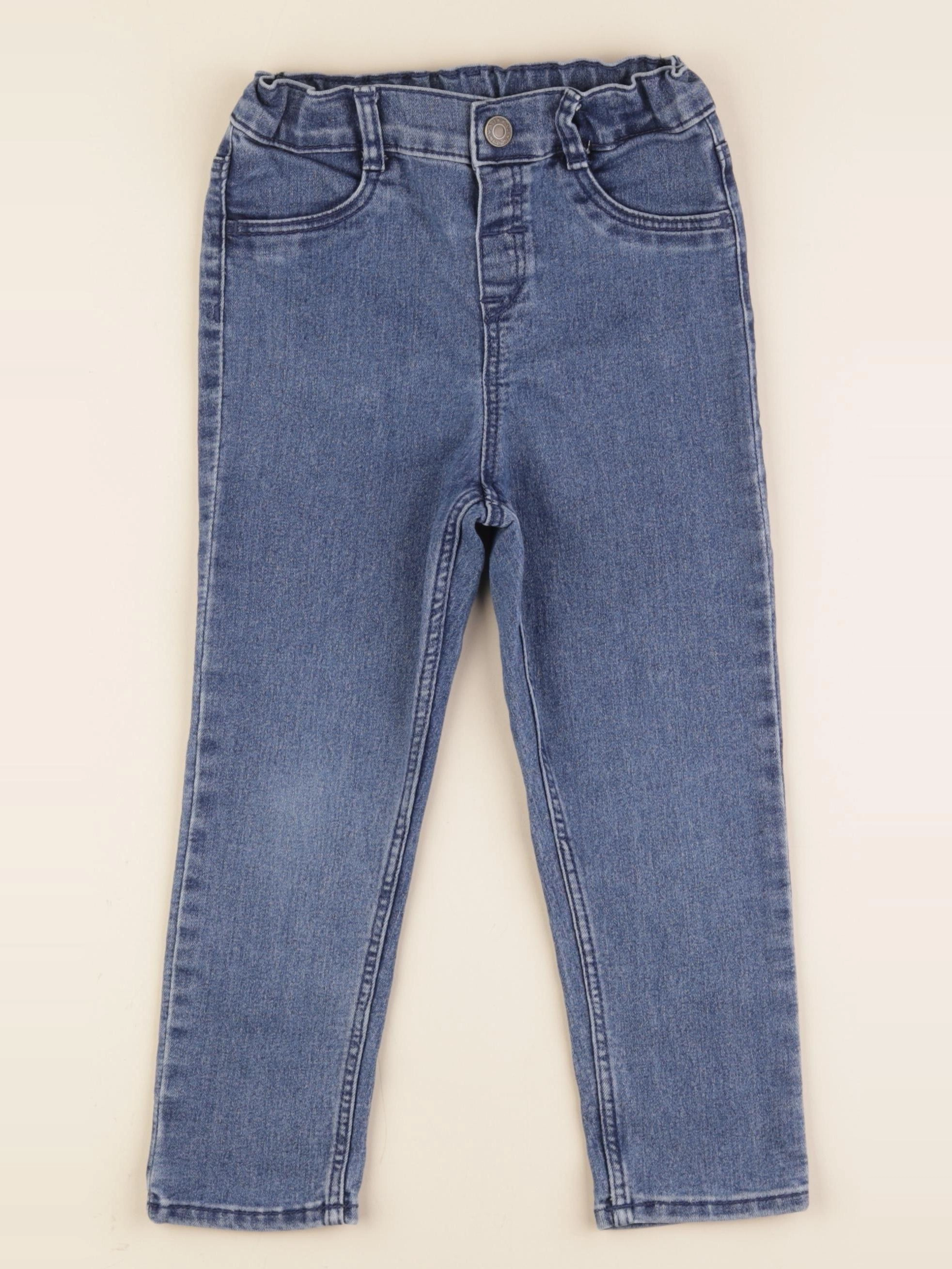 H&M - jean bleu - 3/4 ans