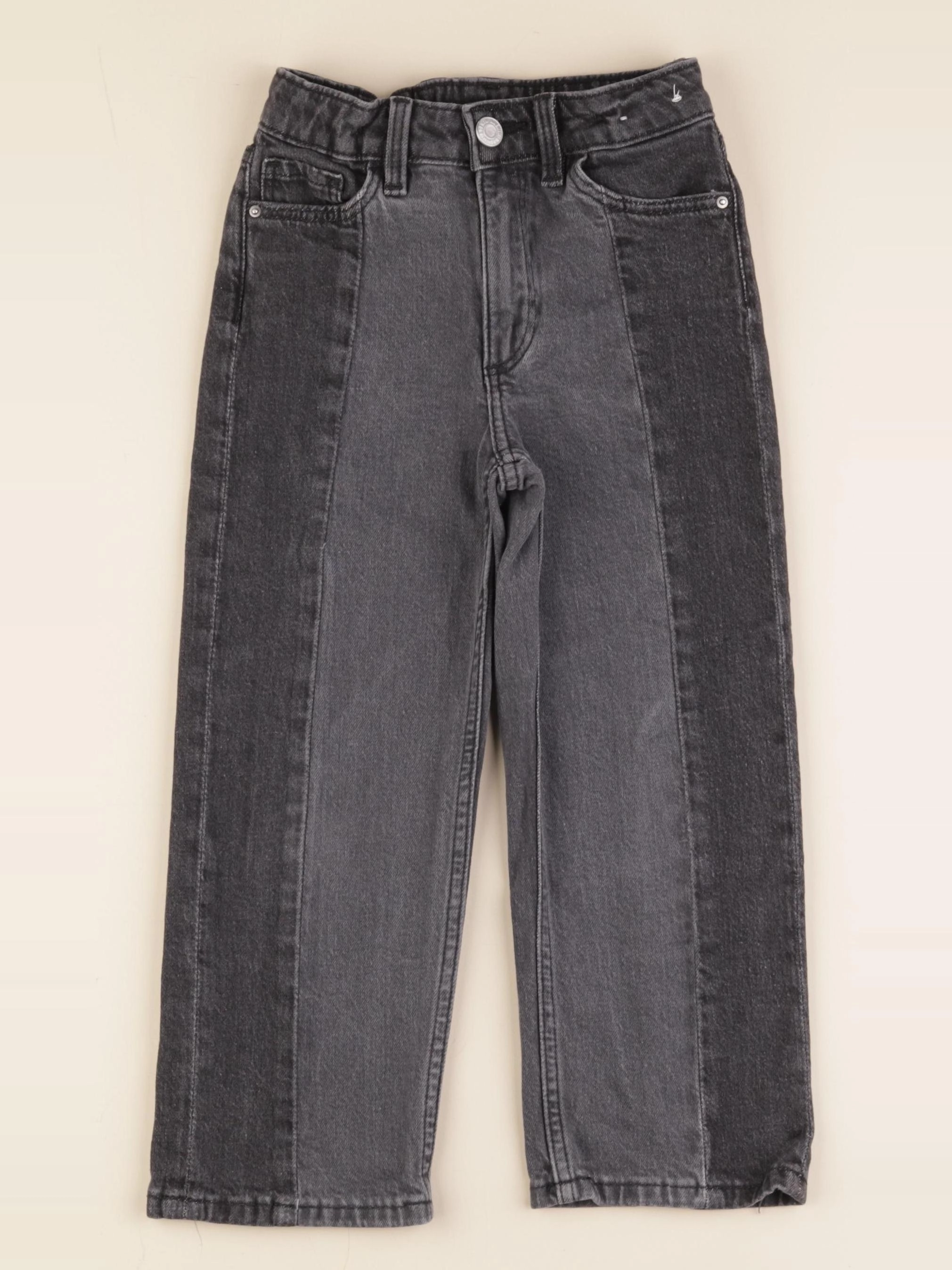 H&M - jean noir - 3/4 ans