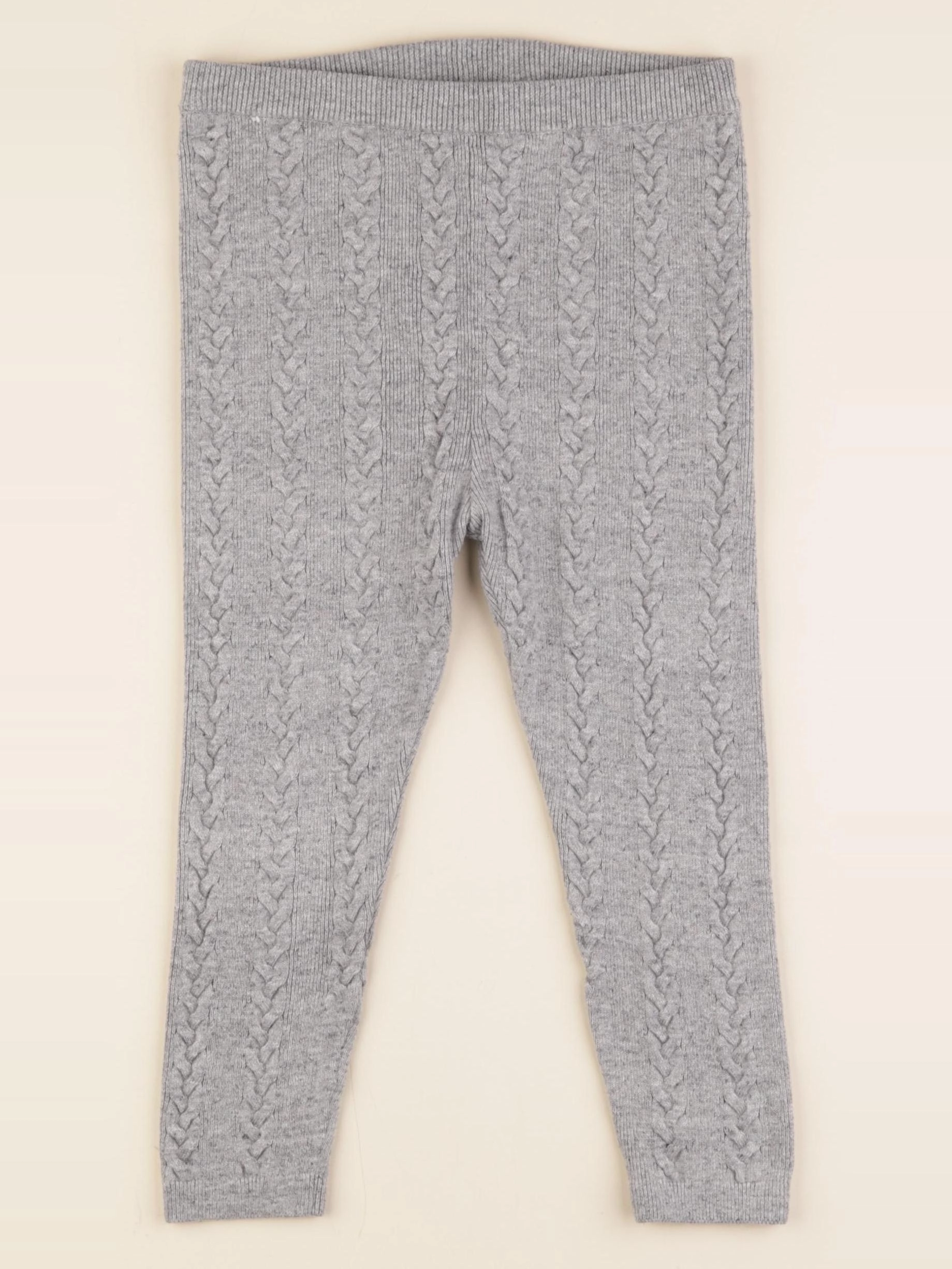 H&M - legging gris - 3/4 ans
