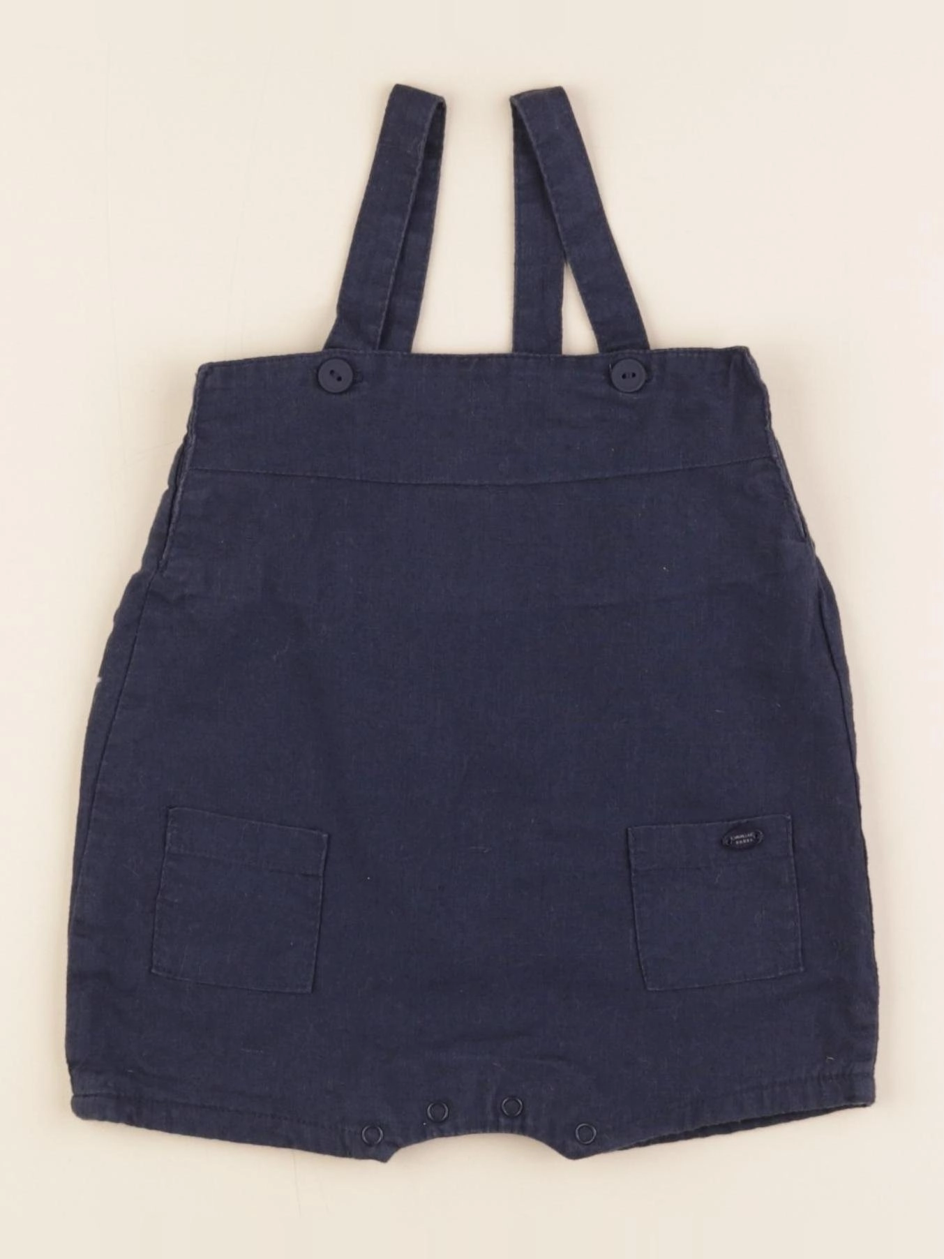 Cyrillus - salopette bleu - 6 mois