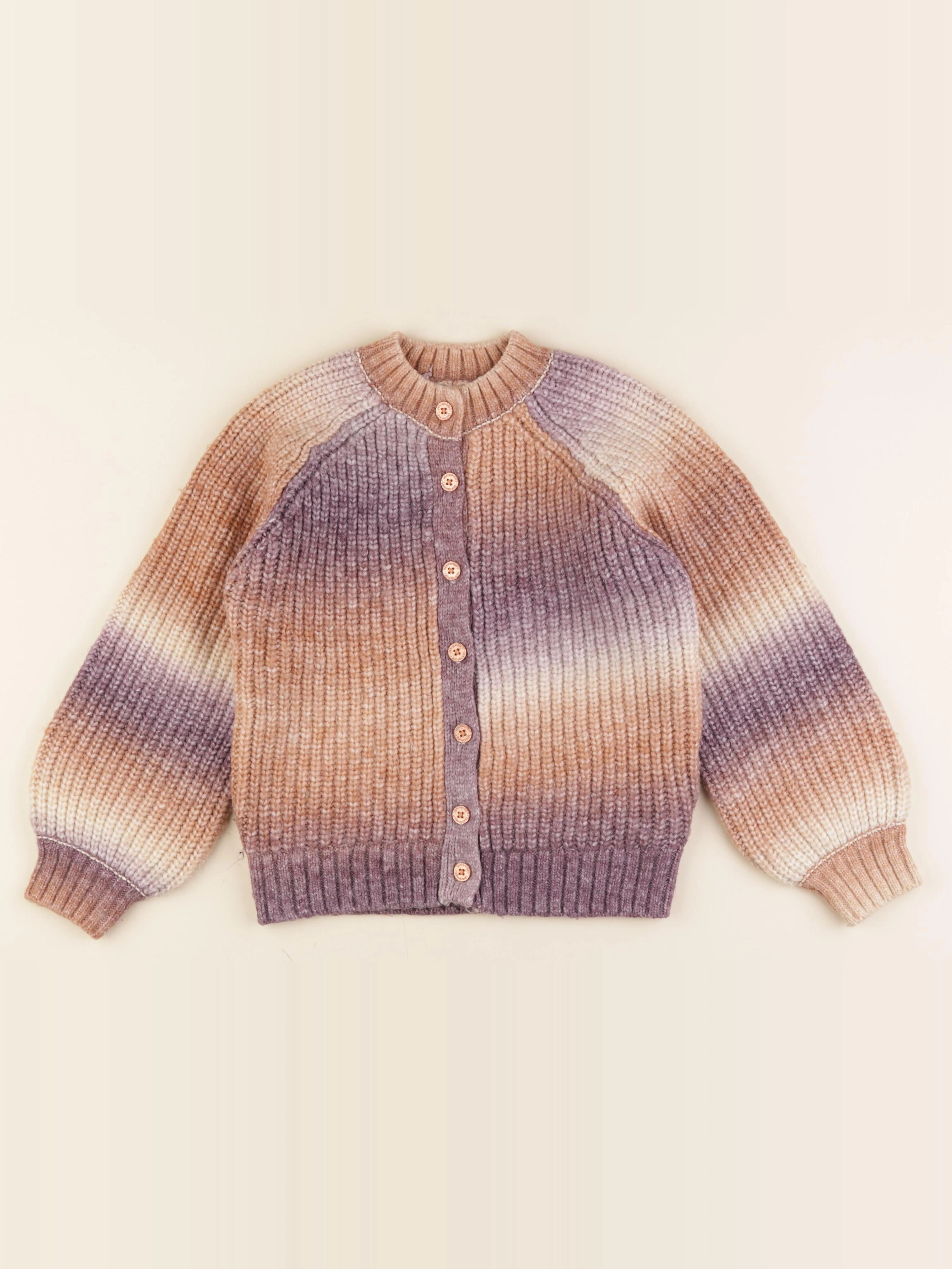 Vertbaudet - gilet multicolore - 8 ans