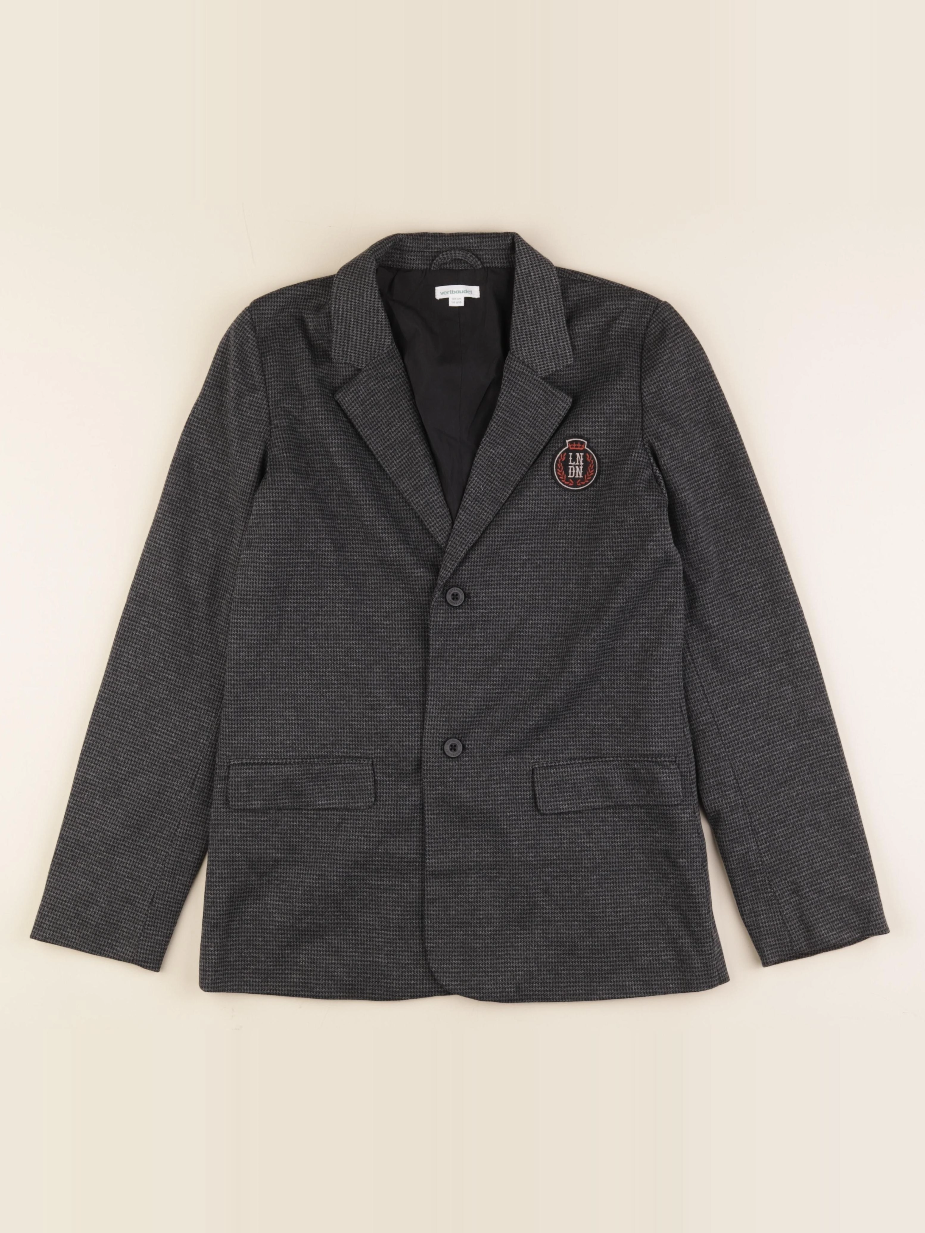 Vertbaudet - veste gris - 14 ans