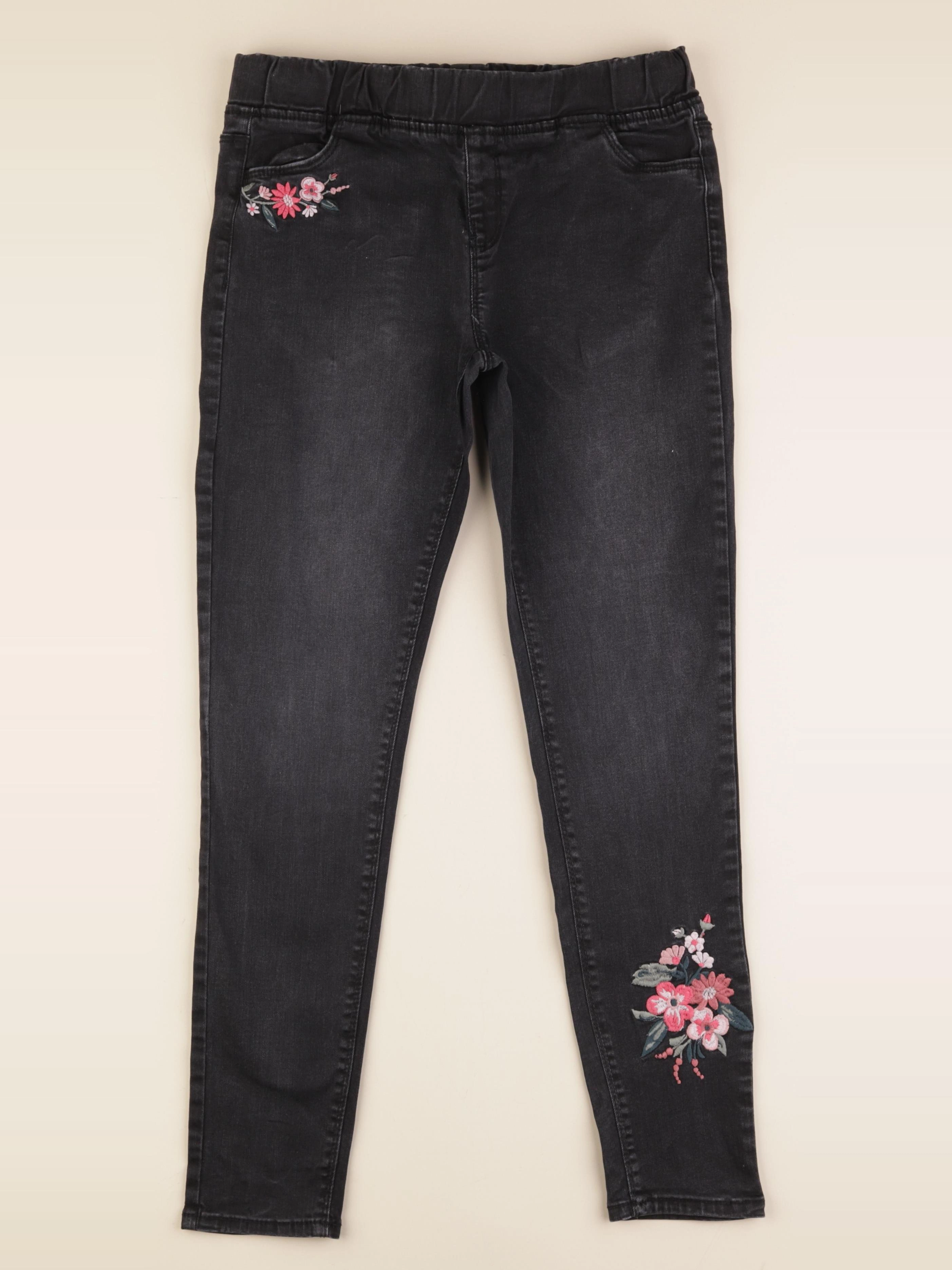Vertbaudet - jegging noir - 12 ans