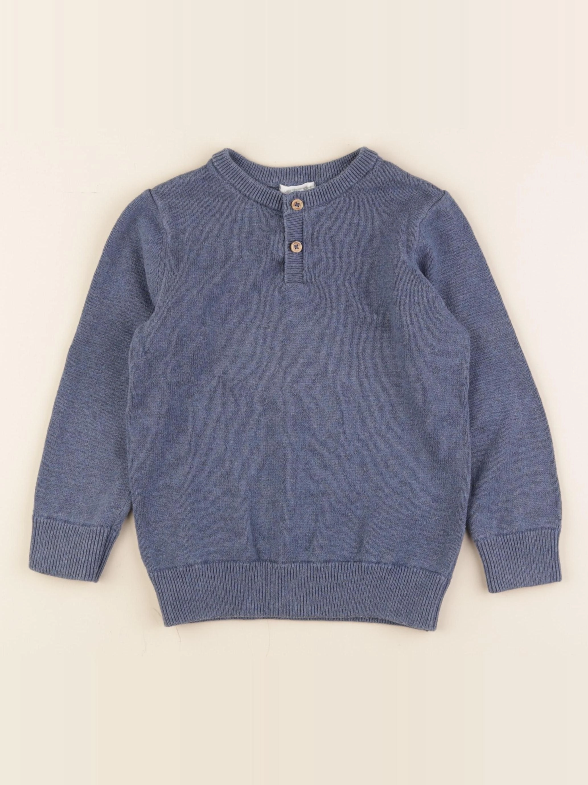 Vertbaudet - pull bleu - 6 ans