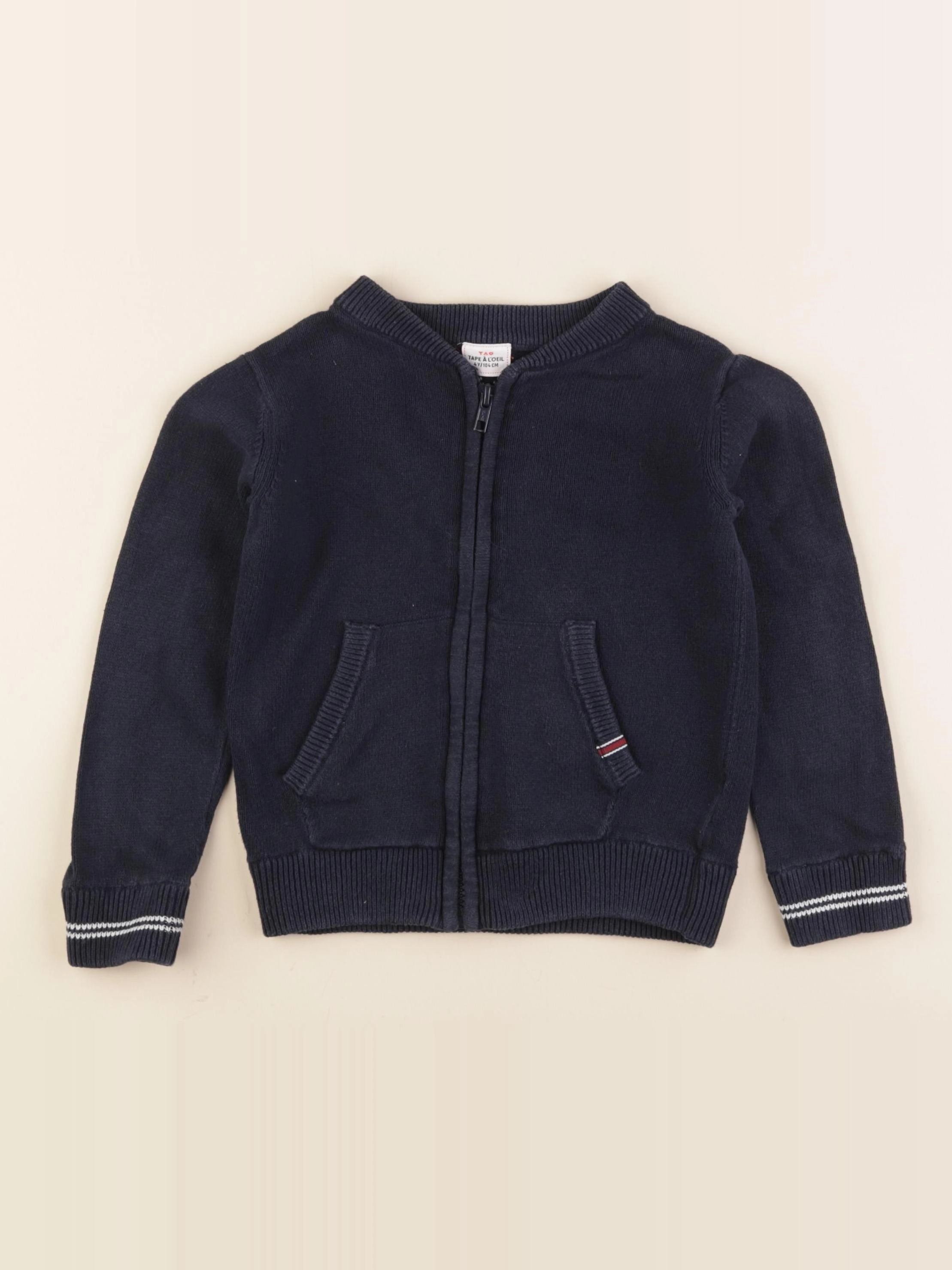 Tape à l'oeil - gilet bleu - 4 ans