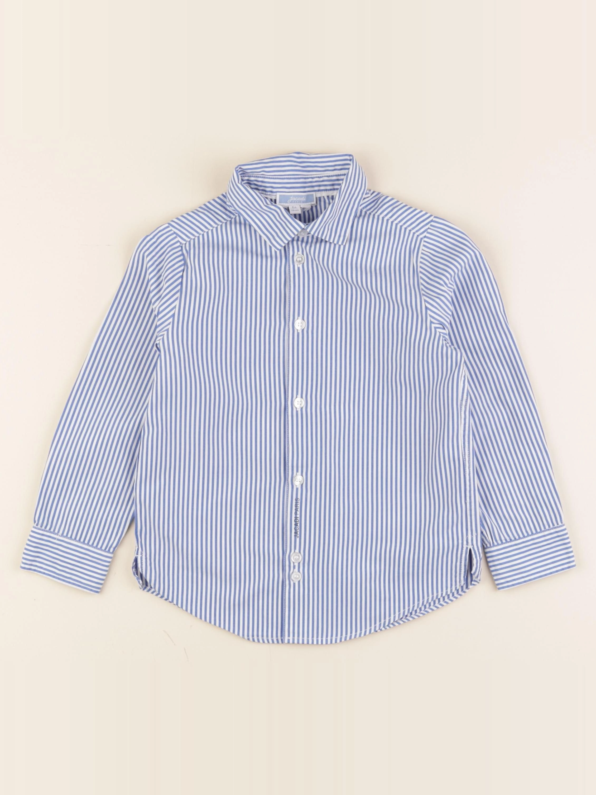 Jacadi - chemise bleu, blanc - 6 ans