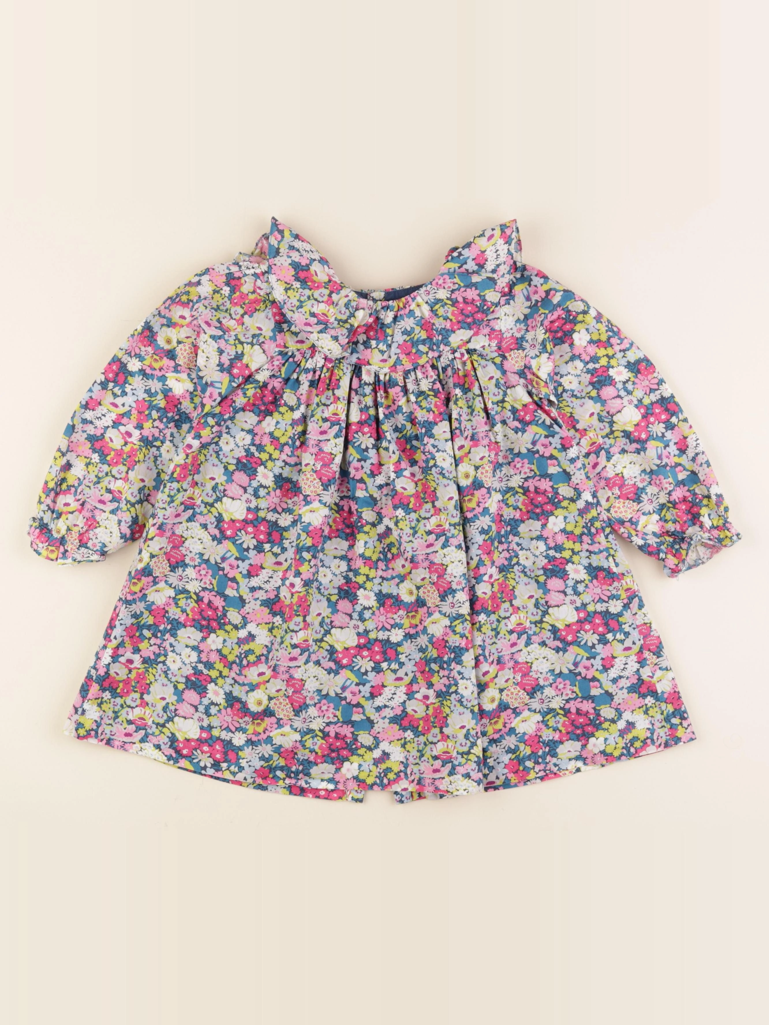 Jacadi - robe liberty multicolore - 36 mois