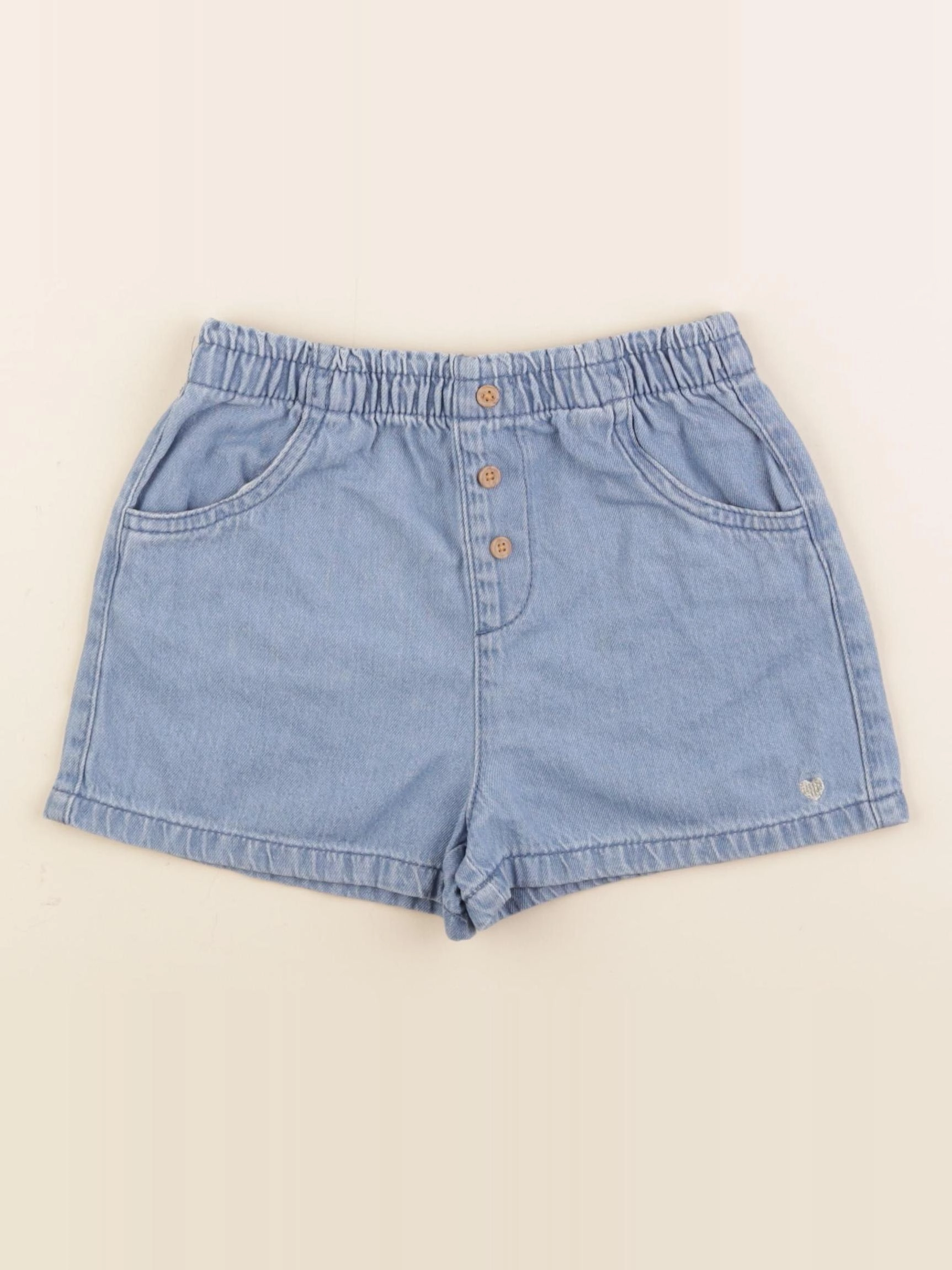 Vertbaudet - short bleu - 6 ans