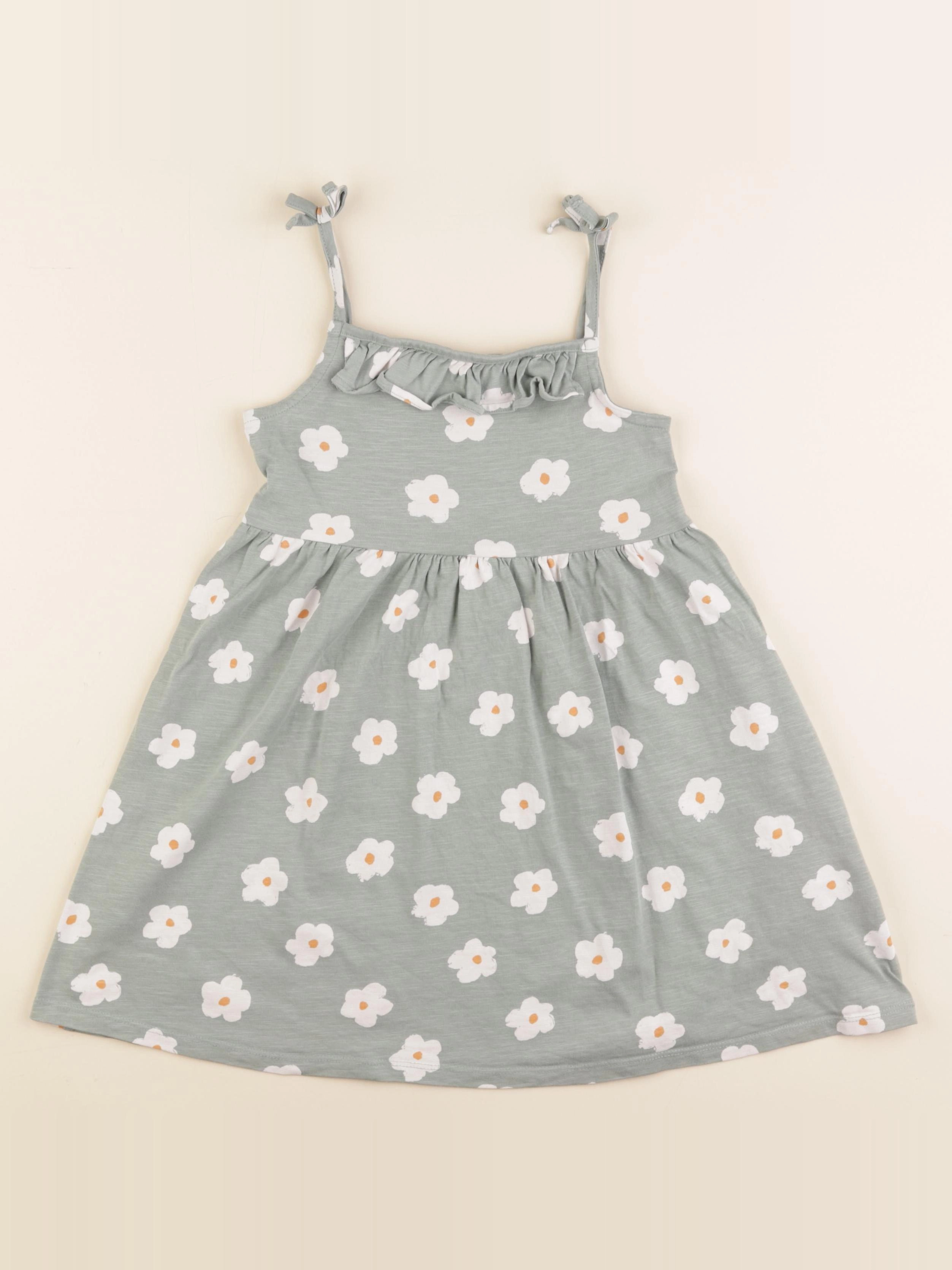 Vertbaudet - robe vert - 6 ans