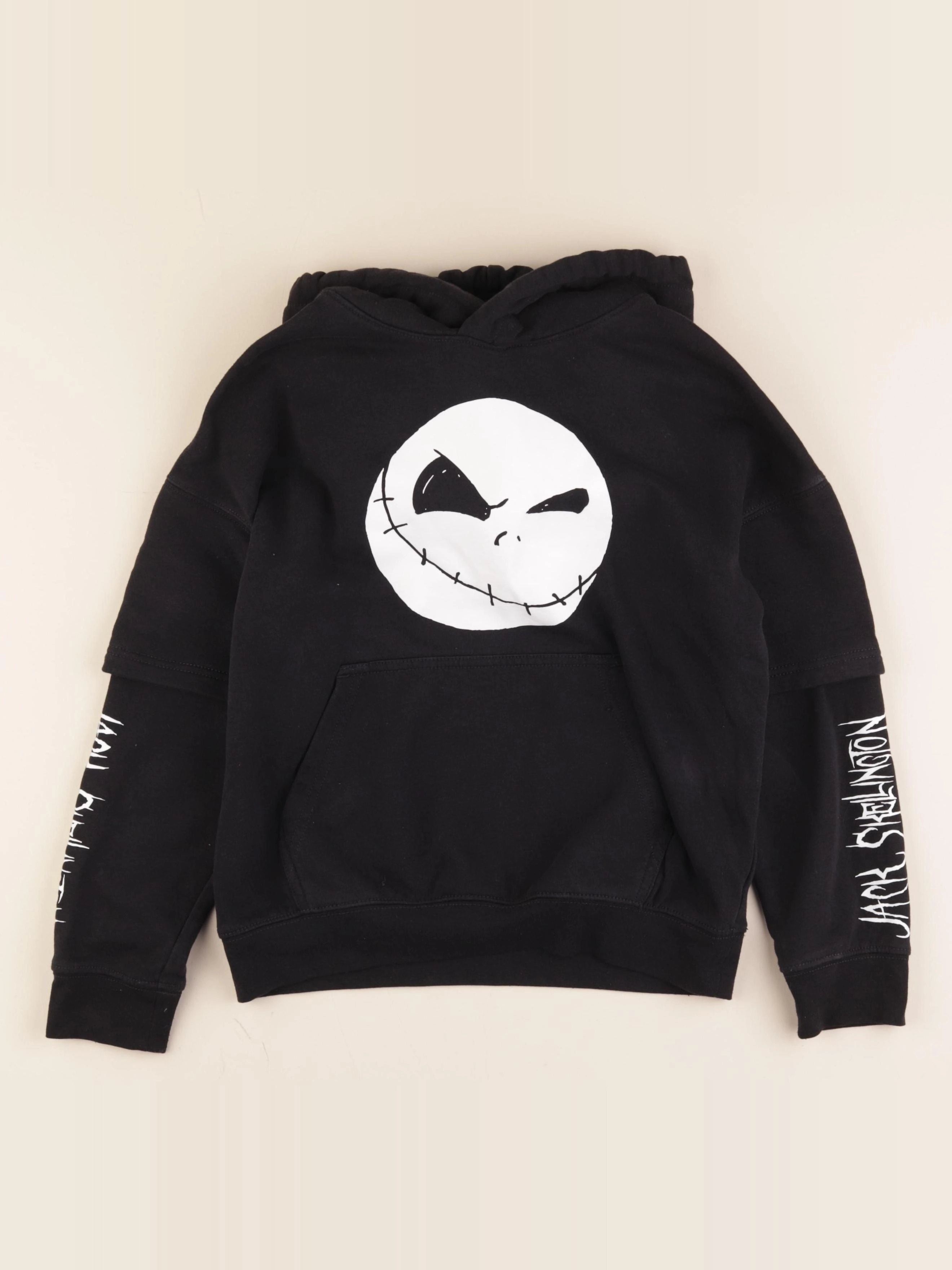 H&M - sweat noir - 8/10 ans