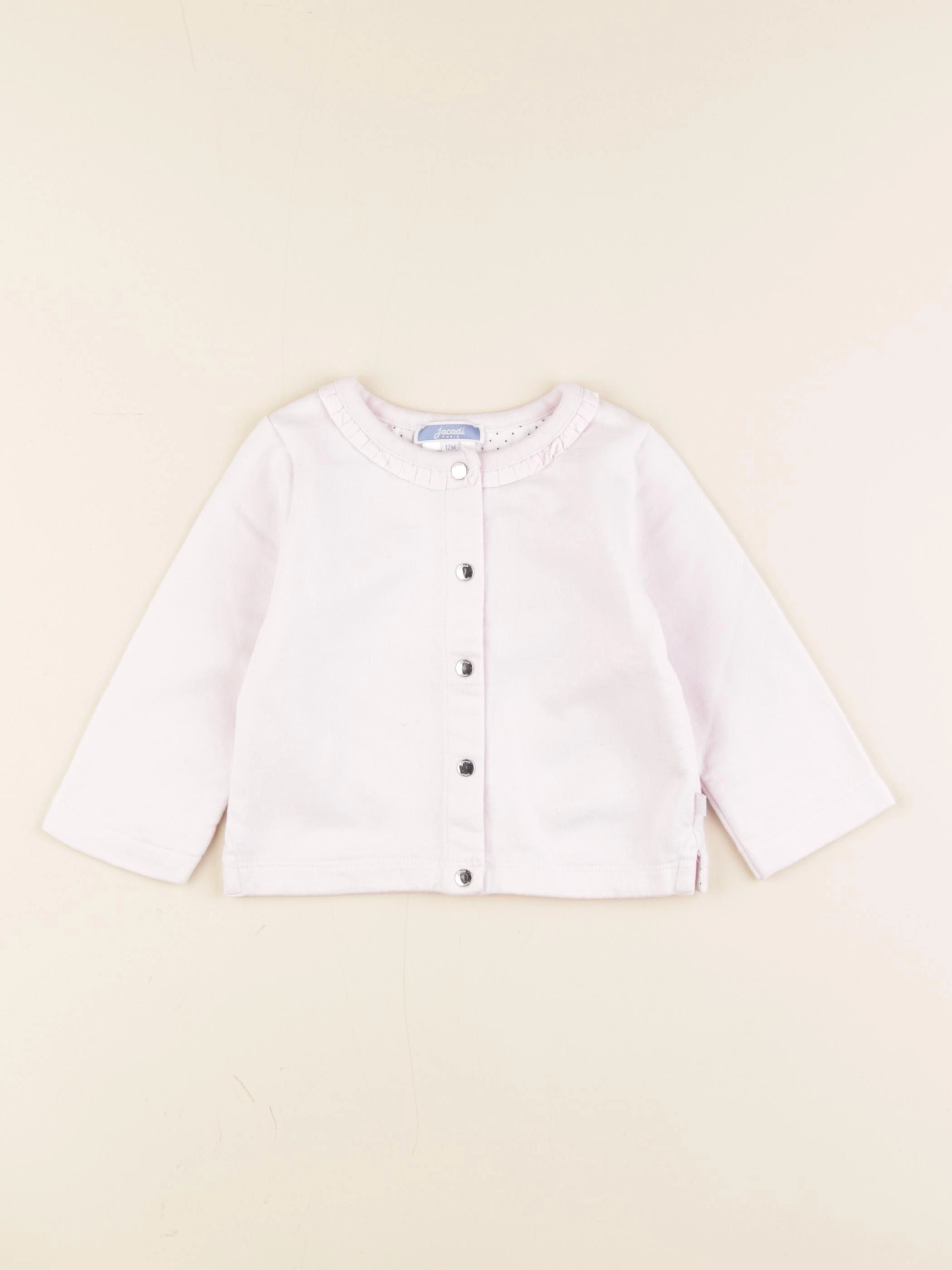 Jacadi - sweat rose - 12 mois