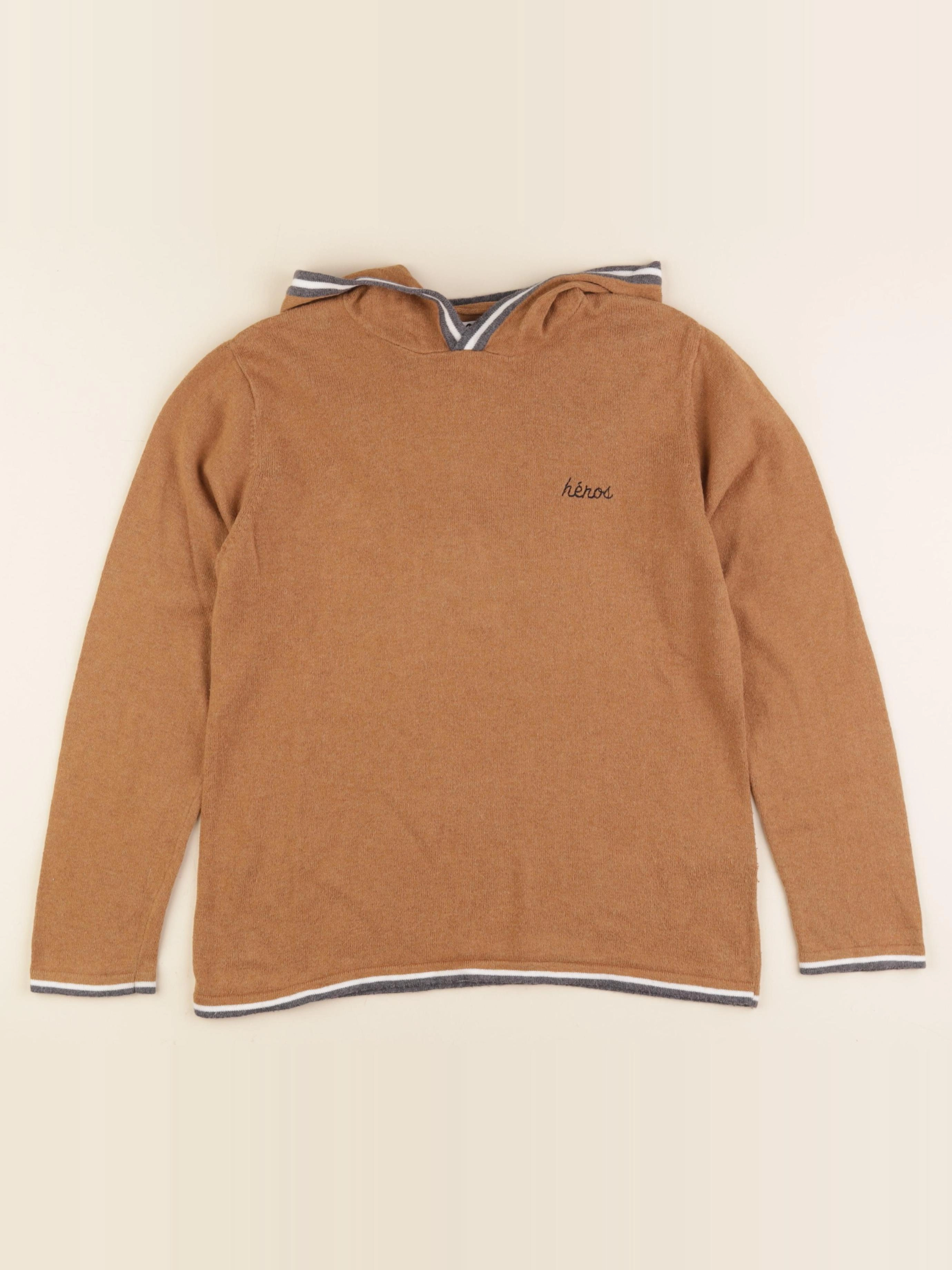 Cyrillus - pull marron - 10 ans