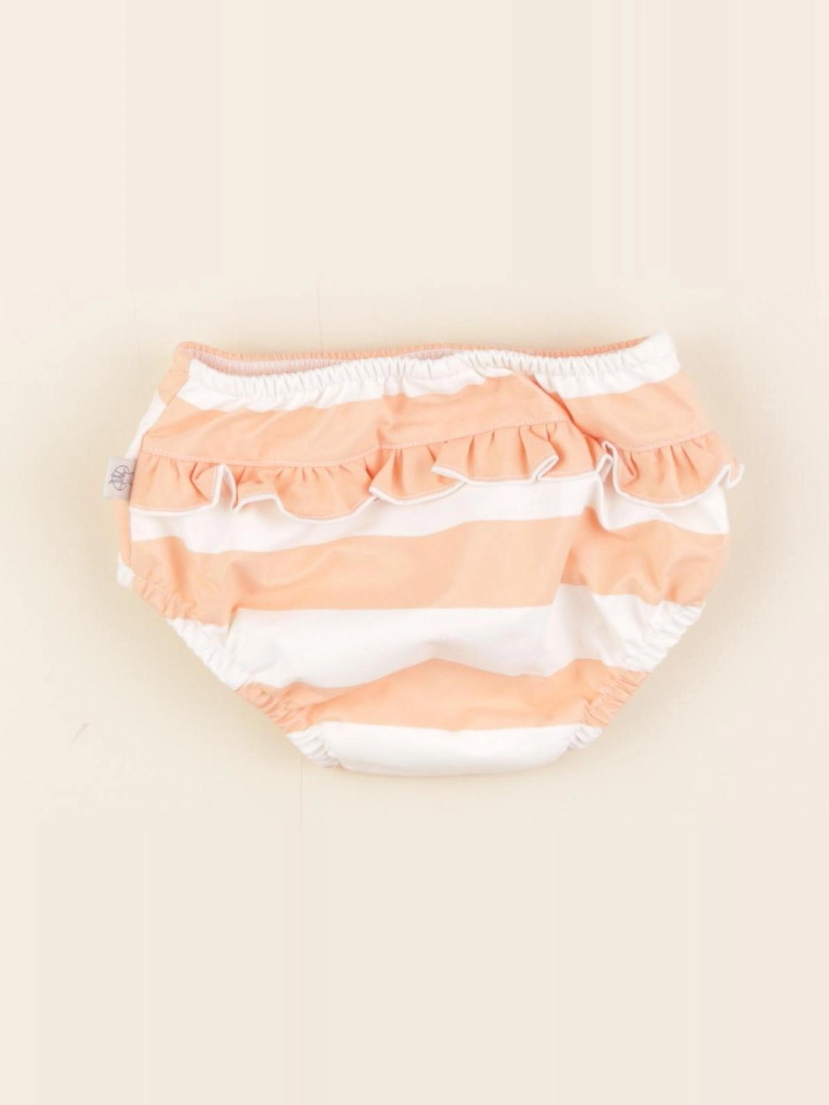 Lassig - maillot de bain blanc, orange - 6/12 mois