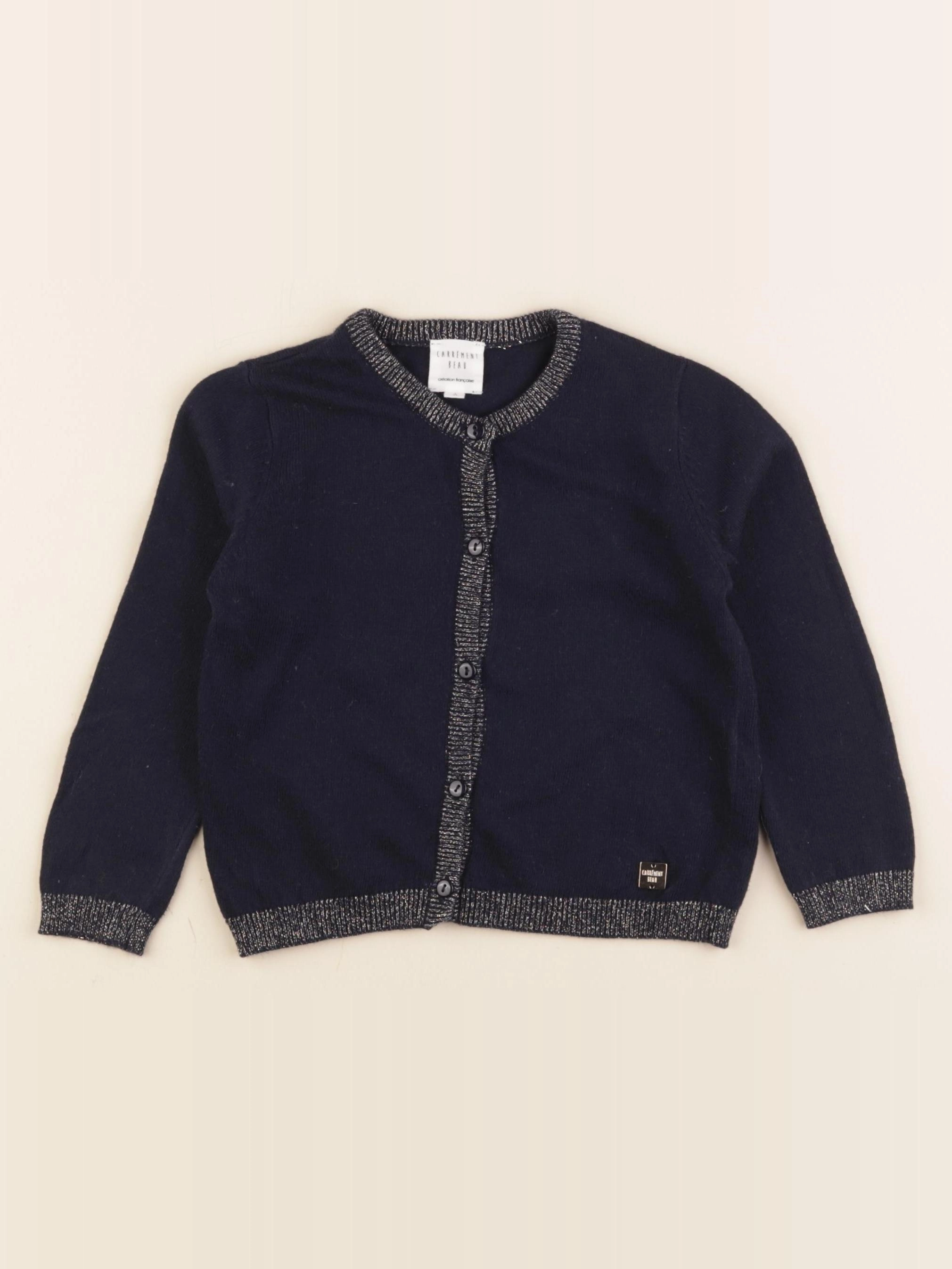 Carrément Beau - gilet bleu - 3 ans