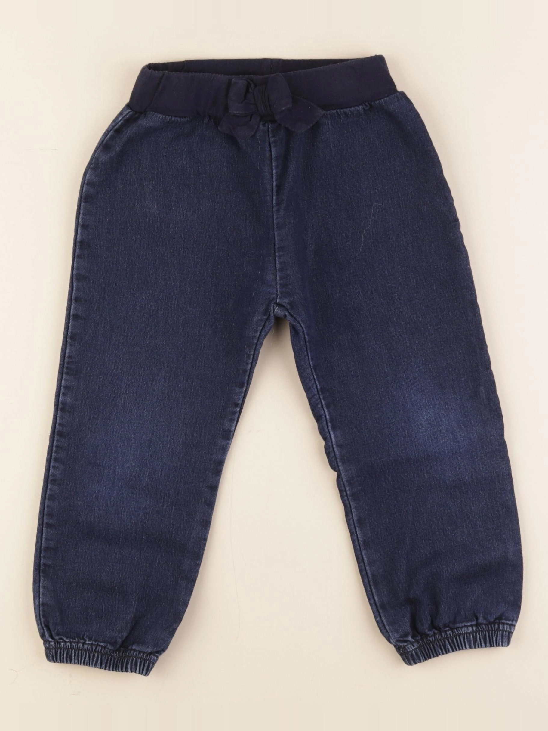 Petit Bateau - pantalon bleu - 36 mois