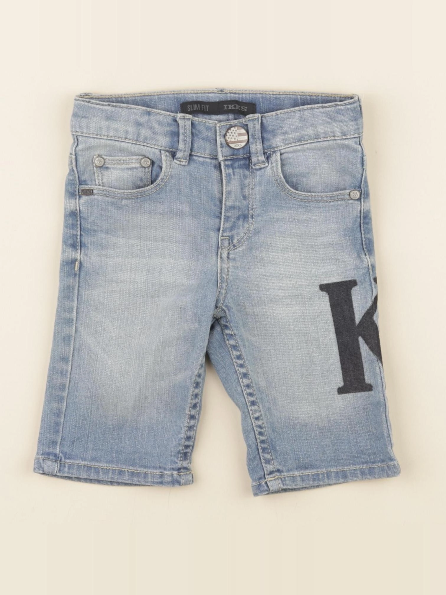 IKKS - short bleu - 3 ans