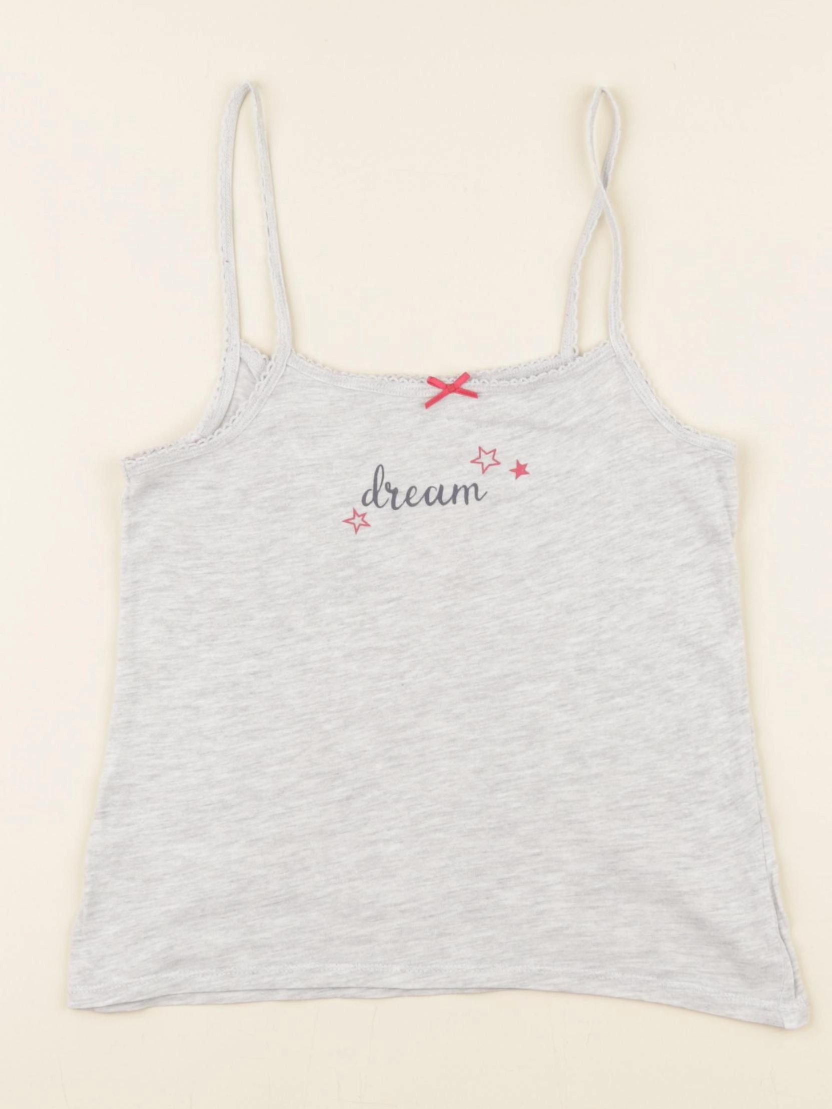 Vertbaudet - maillot de corps gris - 8 ans