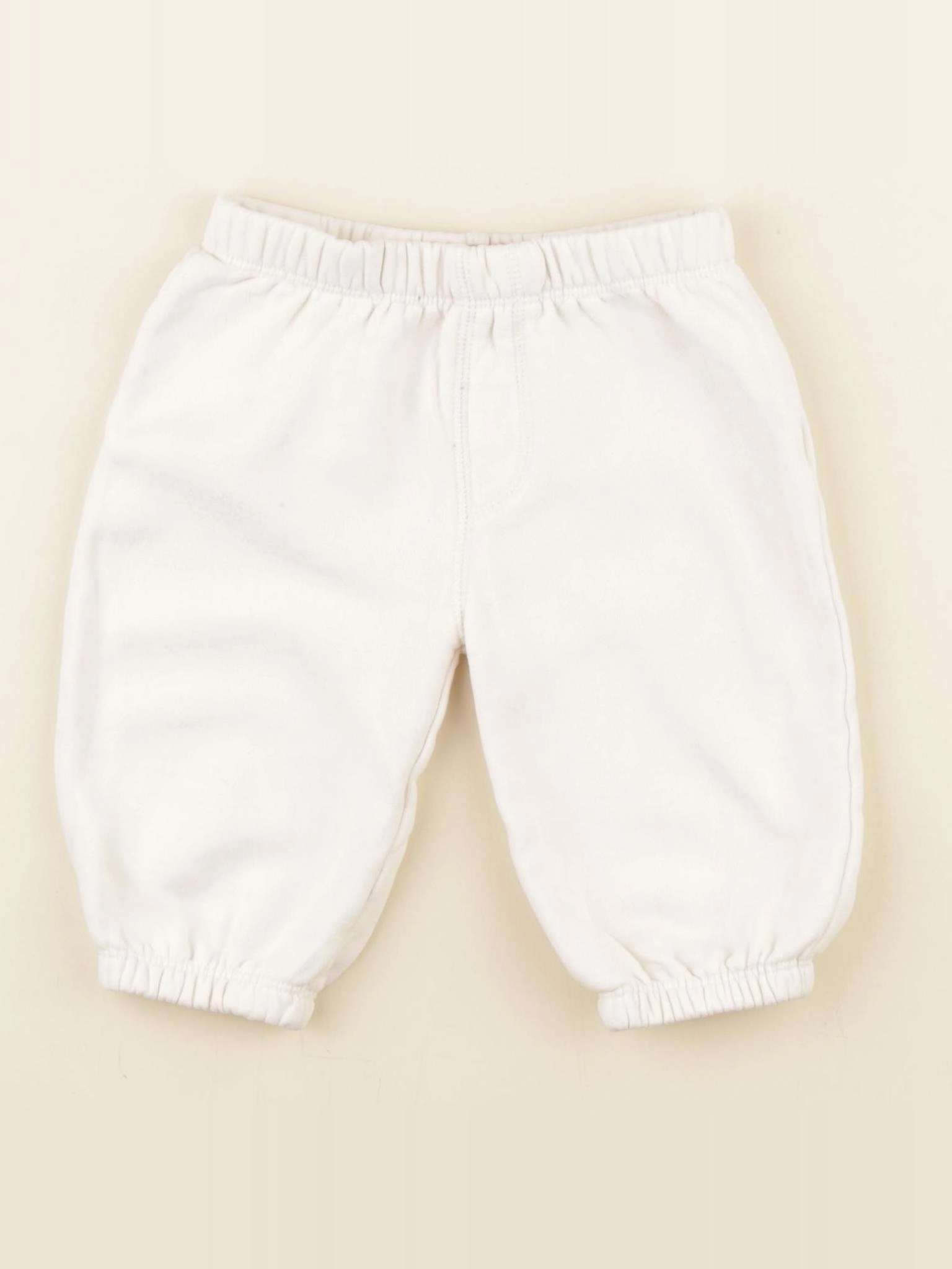 Boutchou - jogging blanc - 9 mois