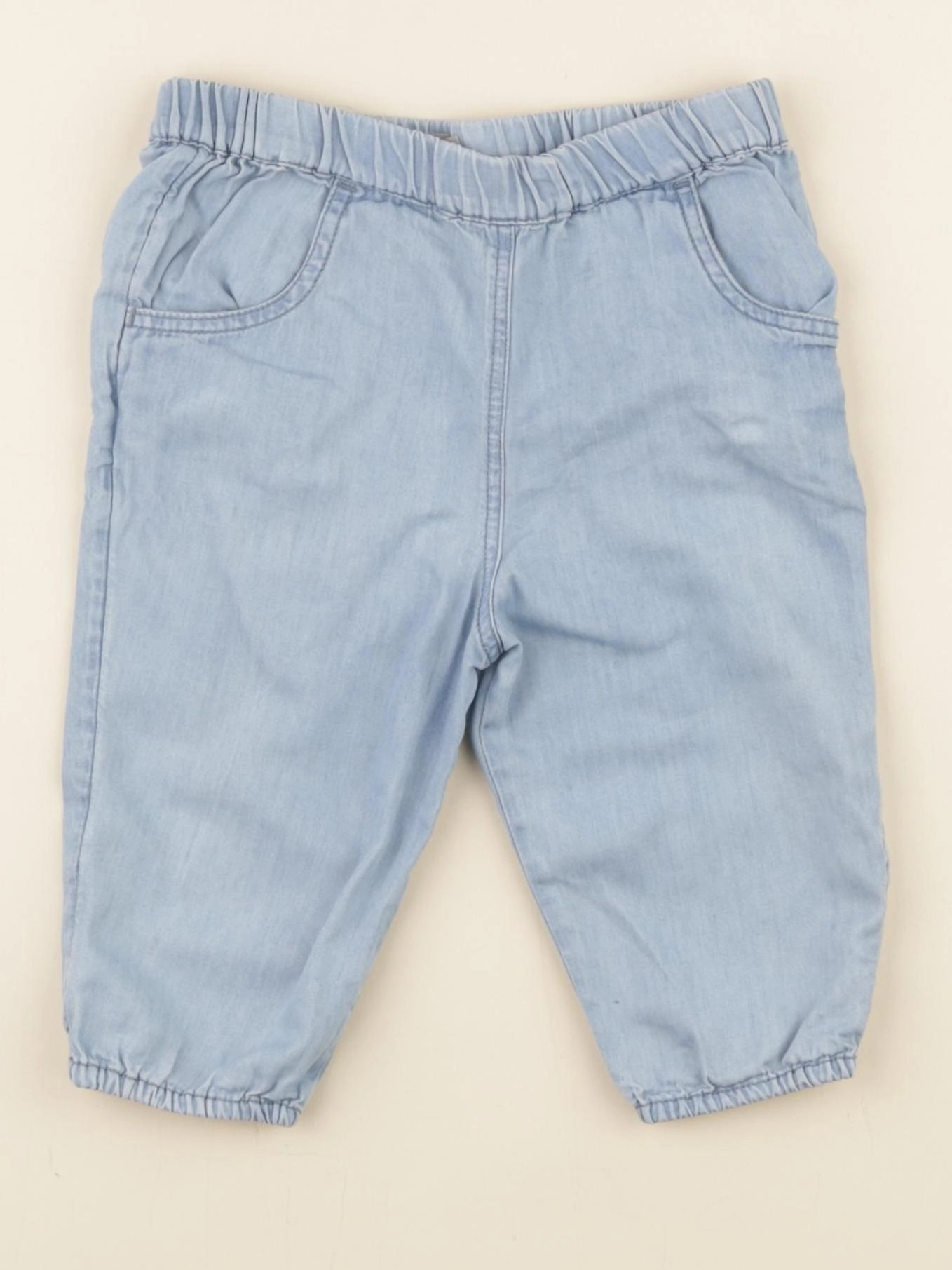 Boutchou - pantalon bleu - 9 mois