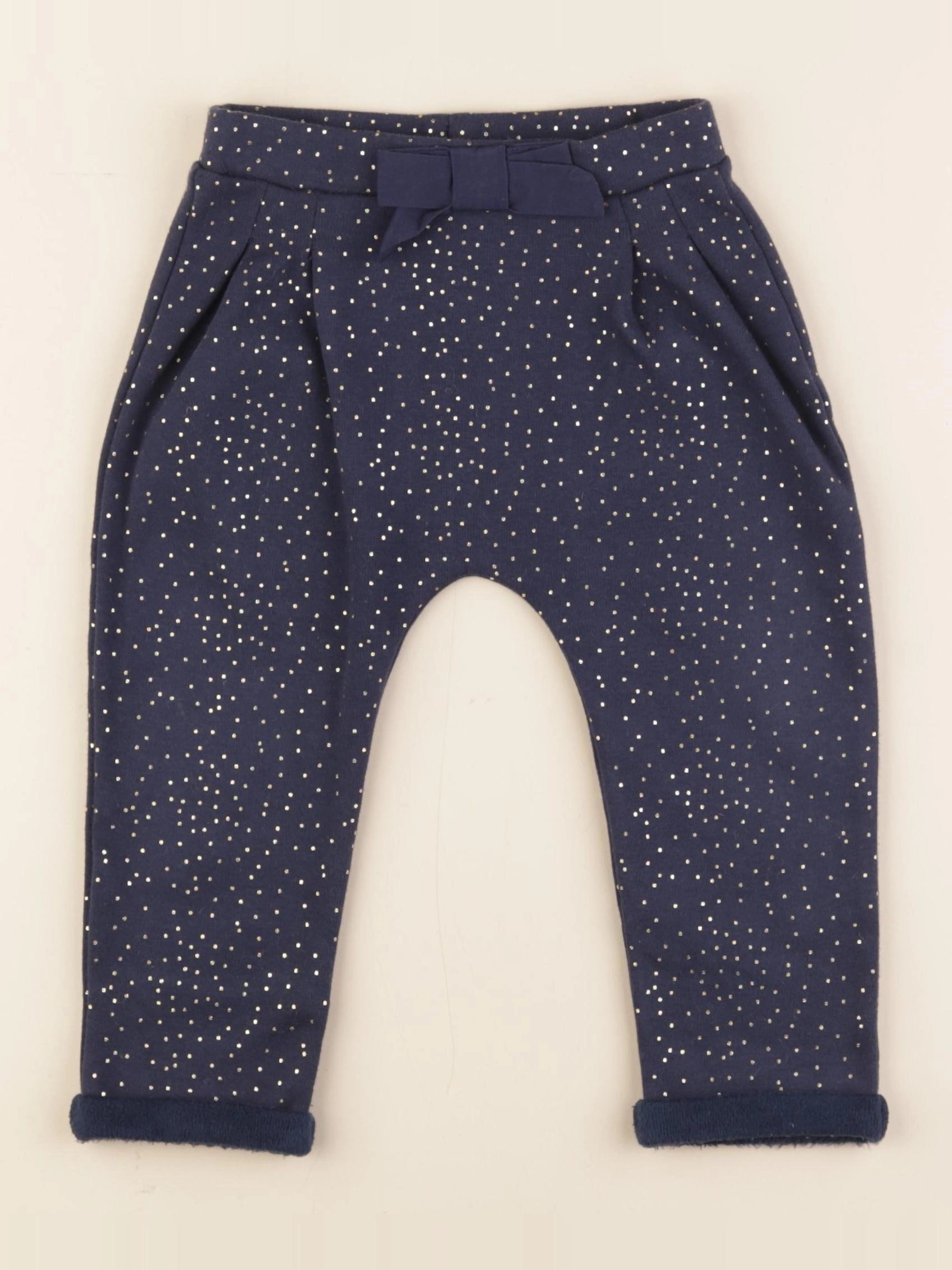 Boutchou - jogging bleu, or - 24 mois