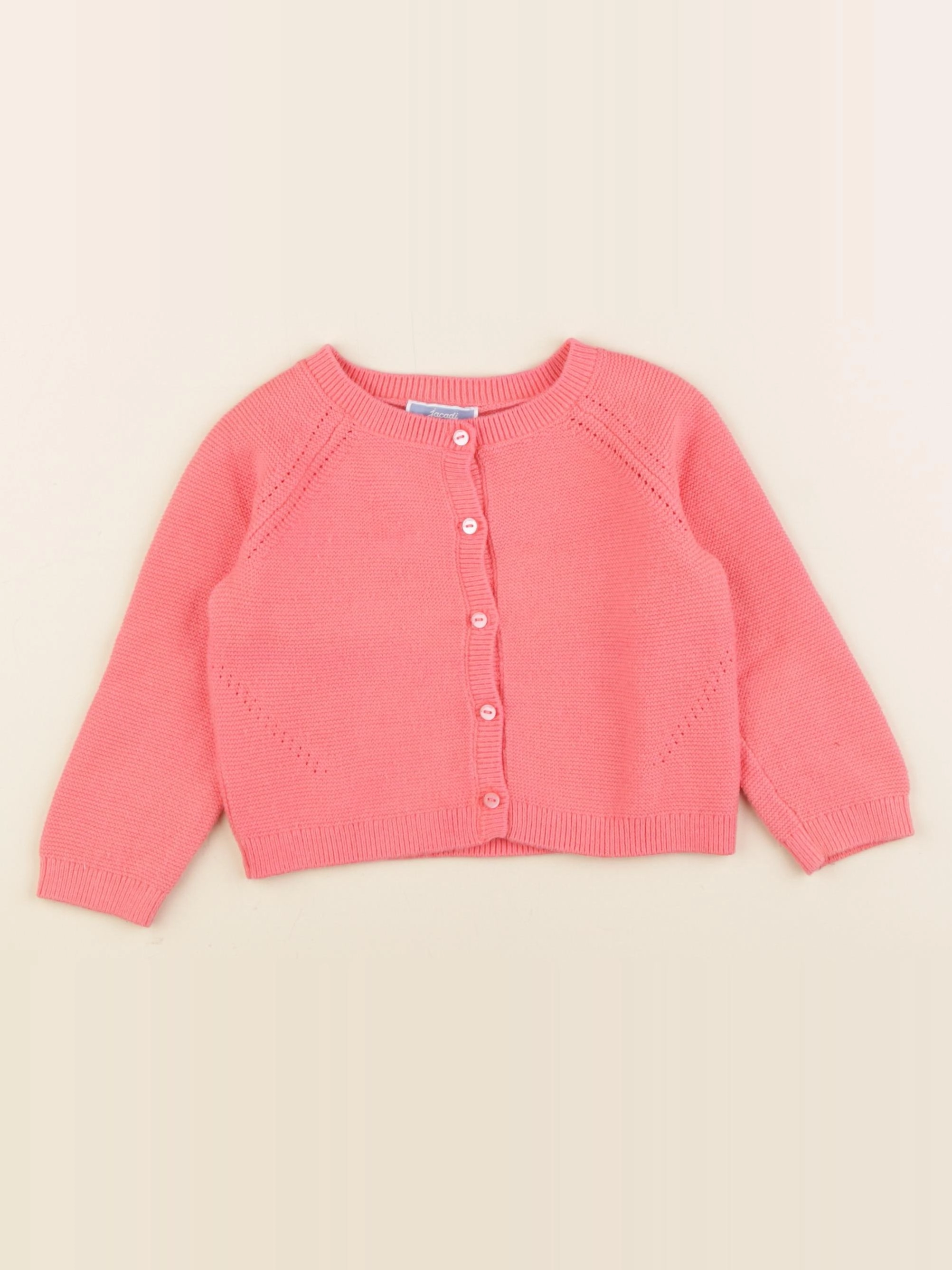 Jacadi - gilet rose - 18 mois