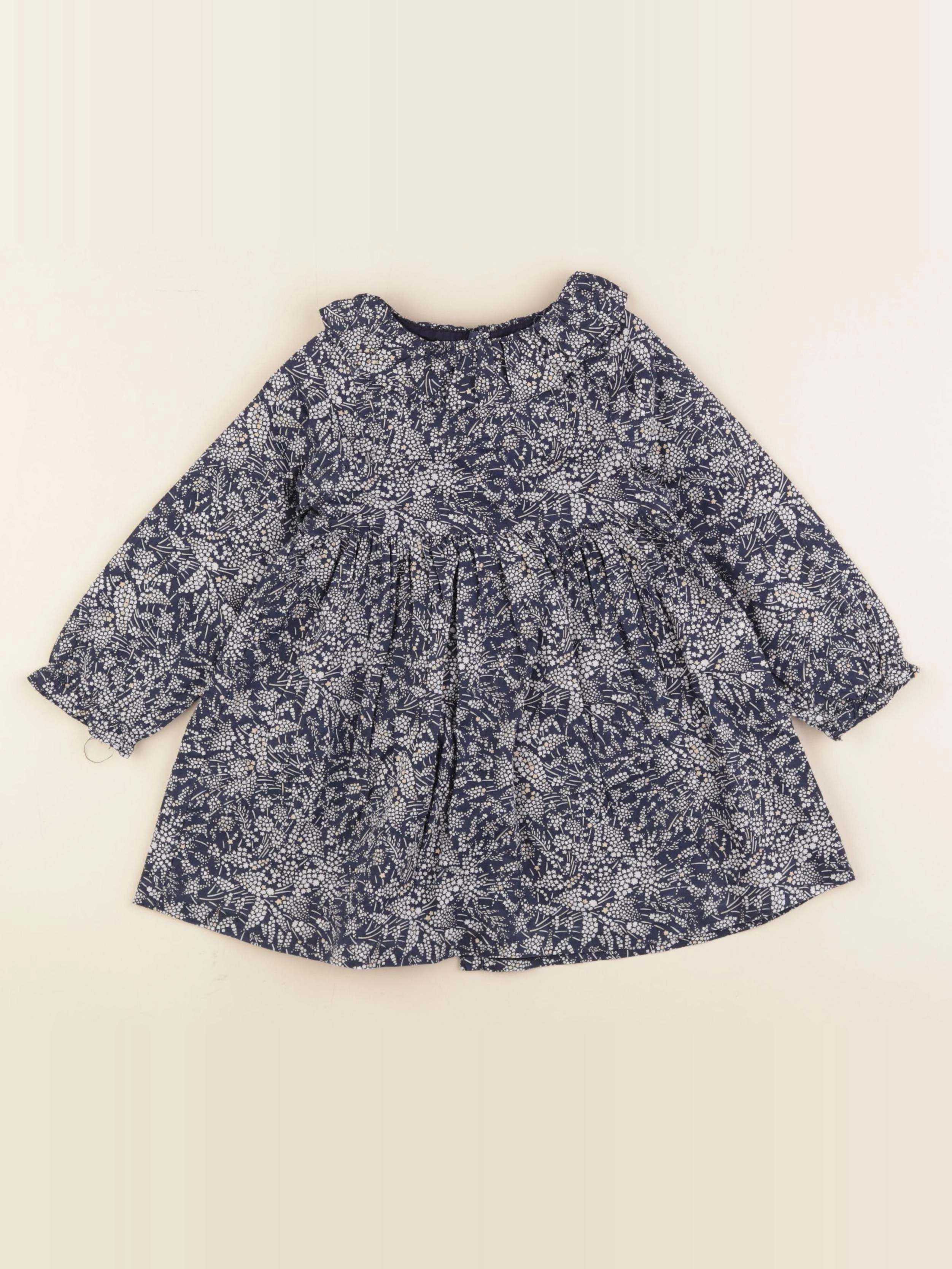 Jacadi - robe liberty bleu - 24 mois