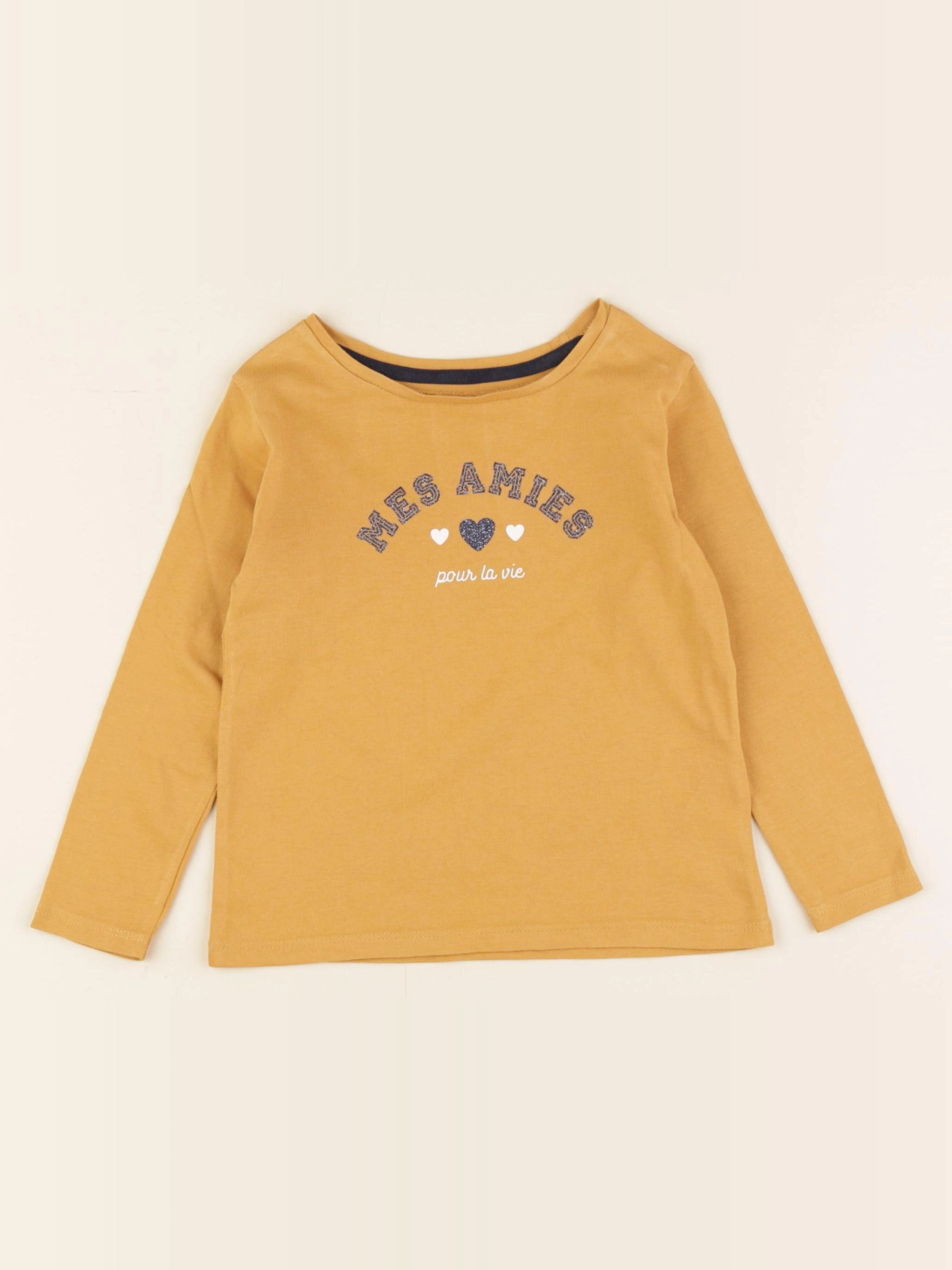 Vertbaudet - tee-shirt jaune - 3 ans