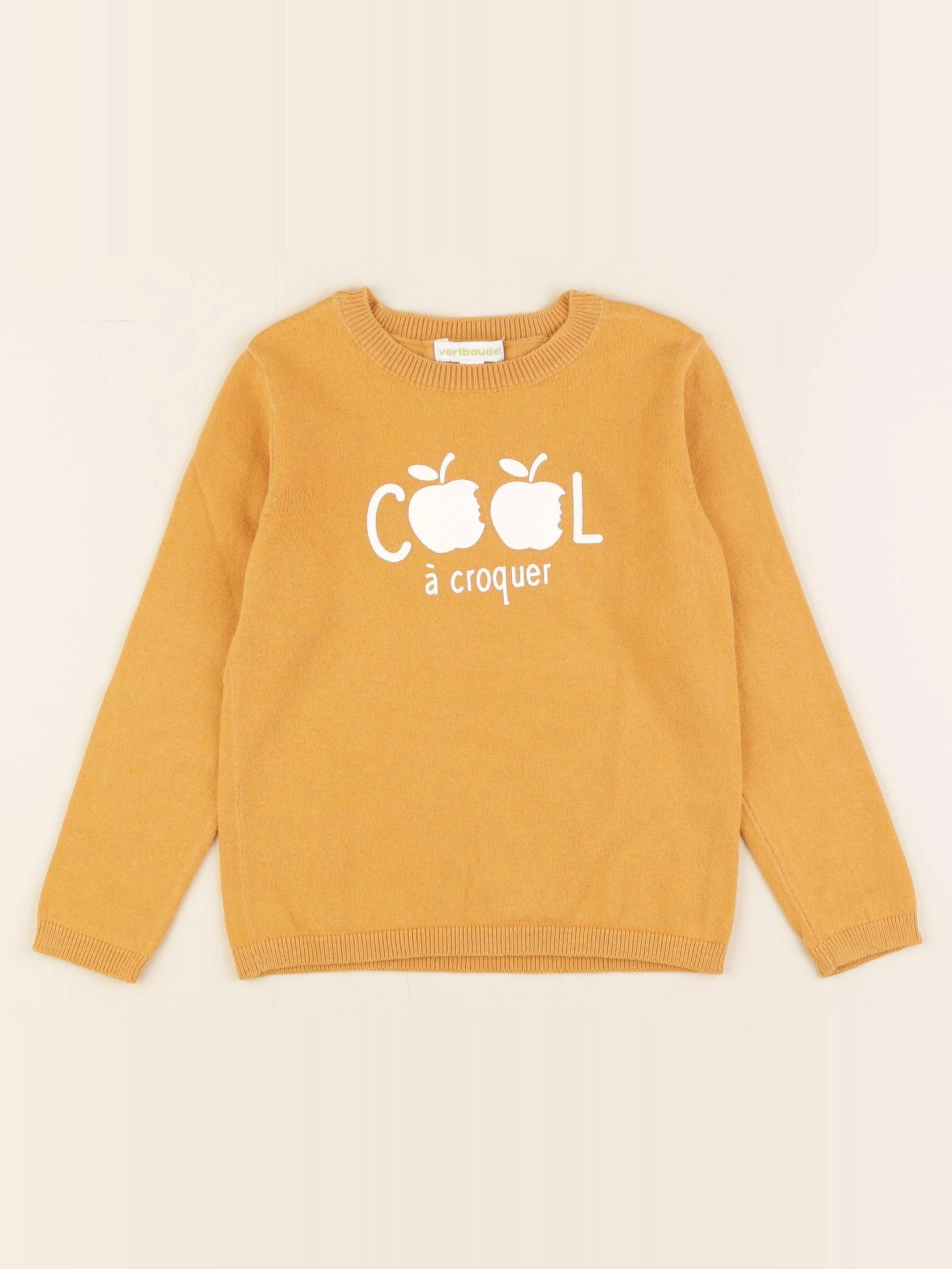 Vertbaudet - pull jaune - 3 ans