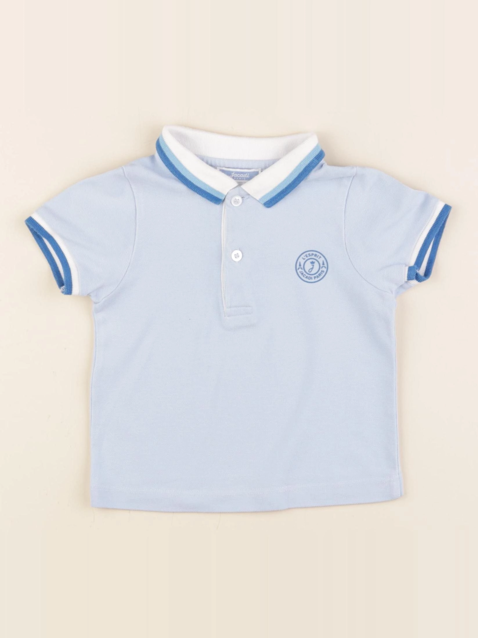 Jacadi - polo bleu - 18 mois