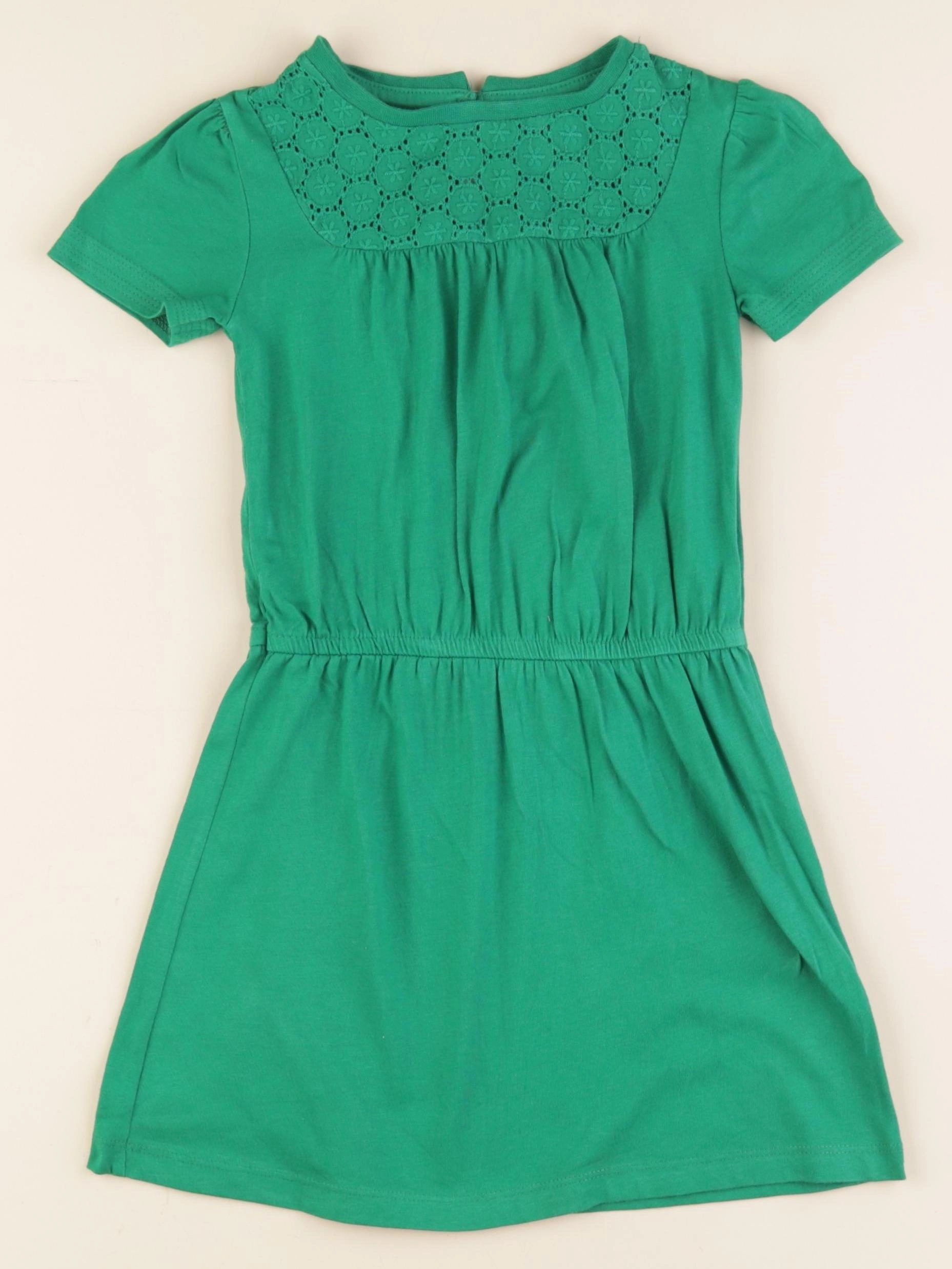 Vertbaudet - robe vert - 4 ans